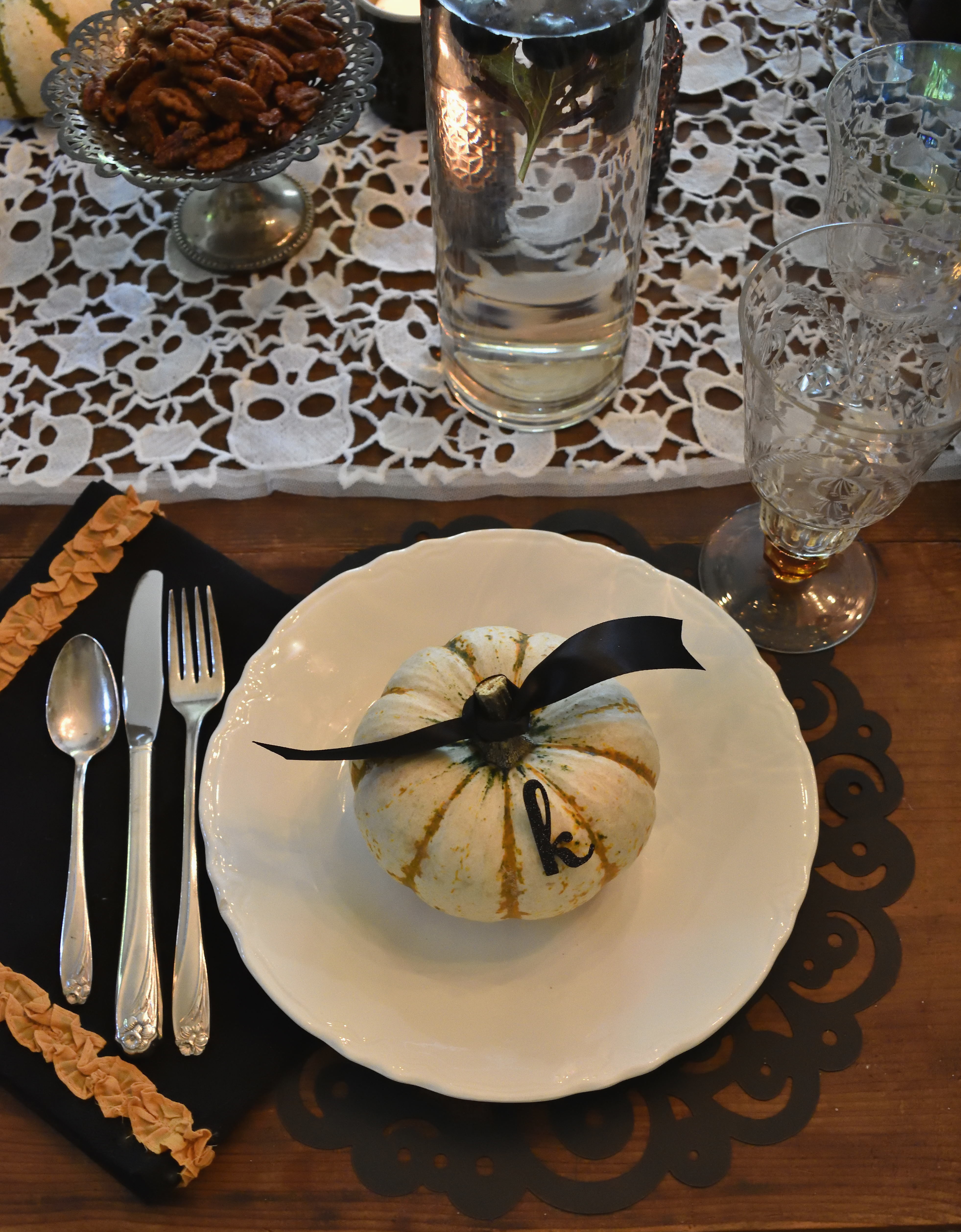 pumpkin place card