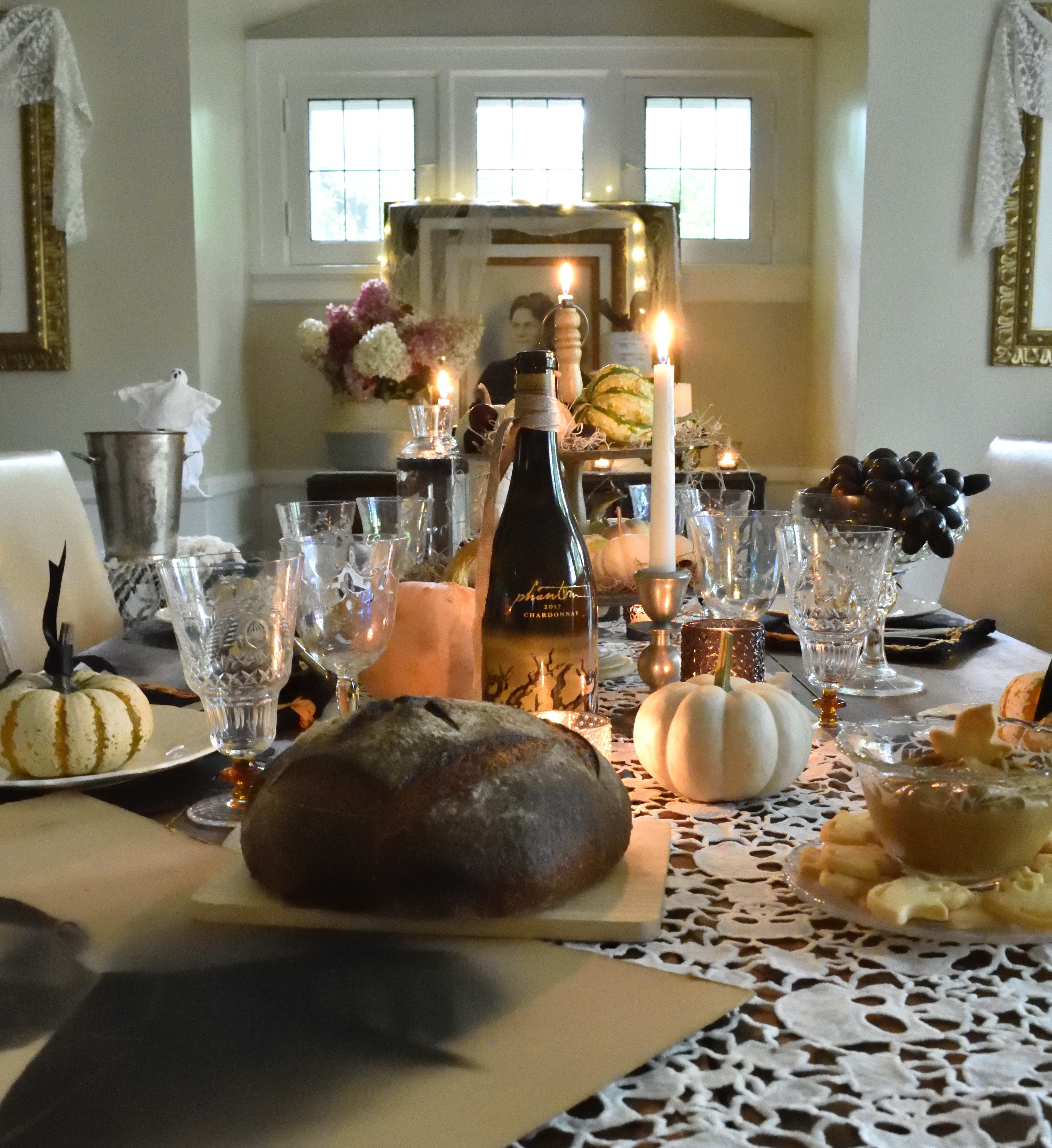 Halloween haunted dinner party