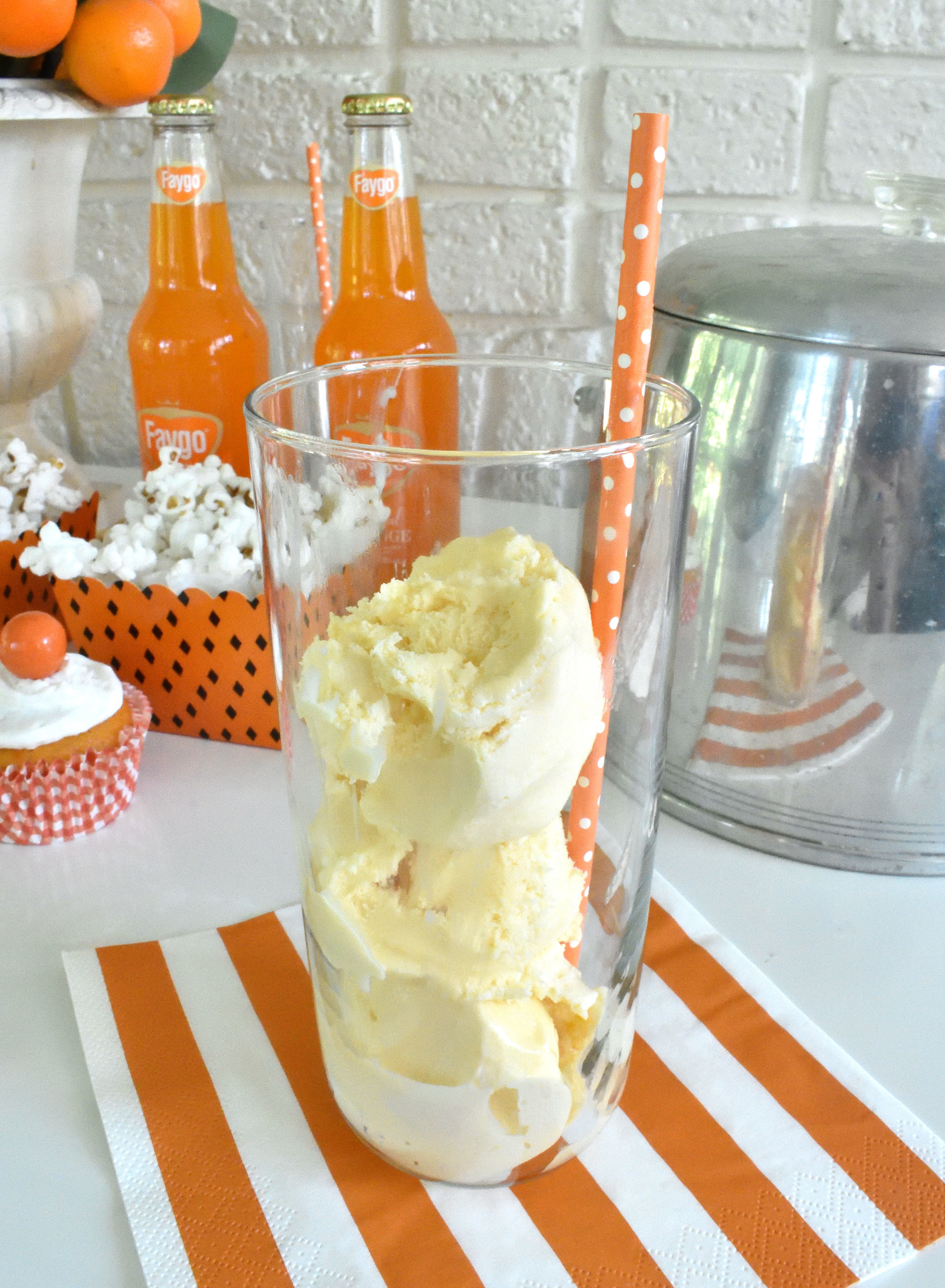 orange creamsicle float