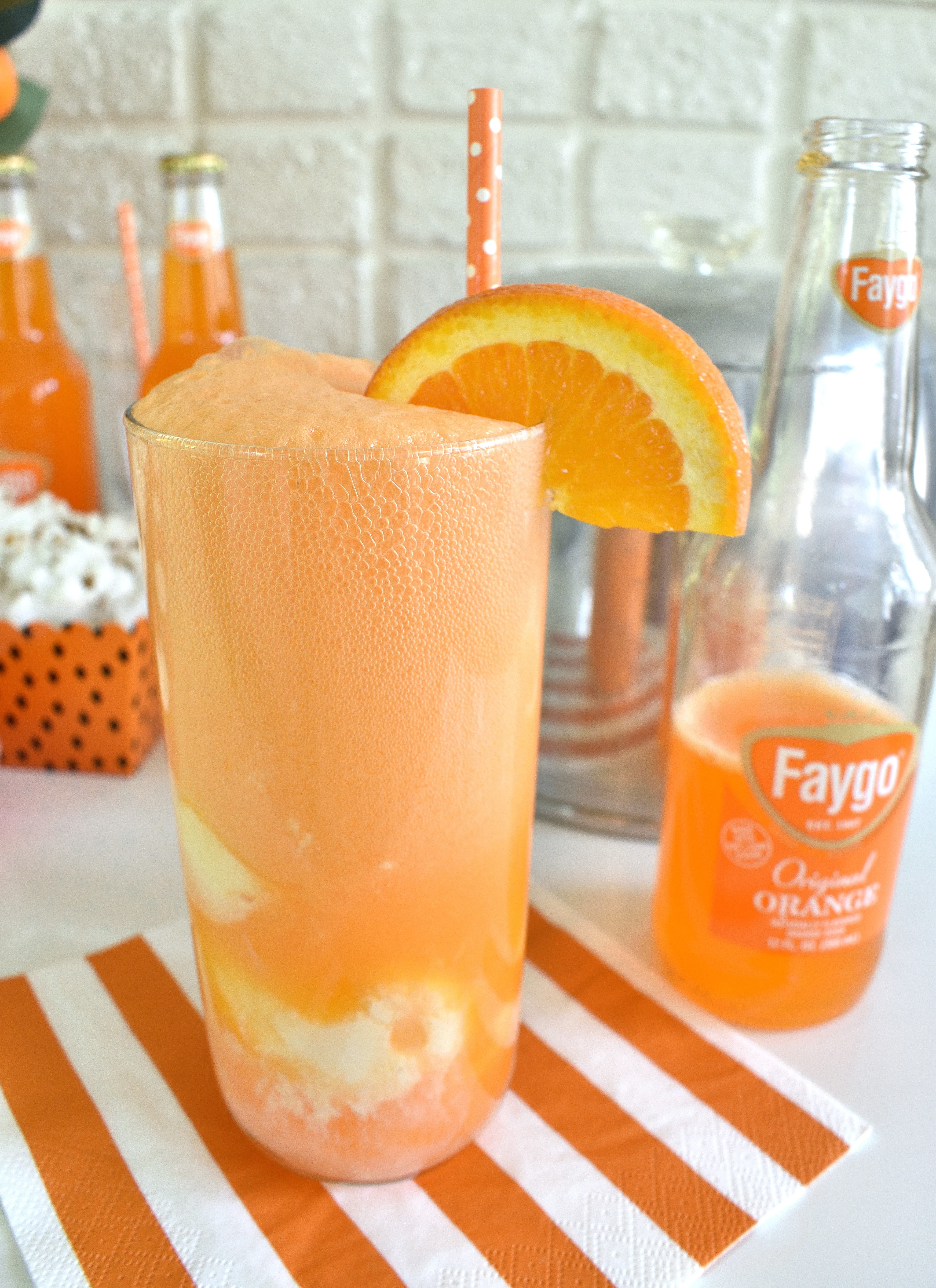 orange creamsicle float