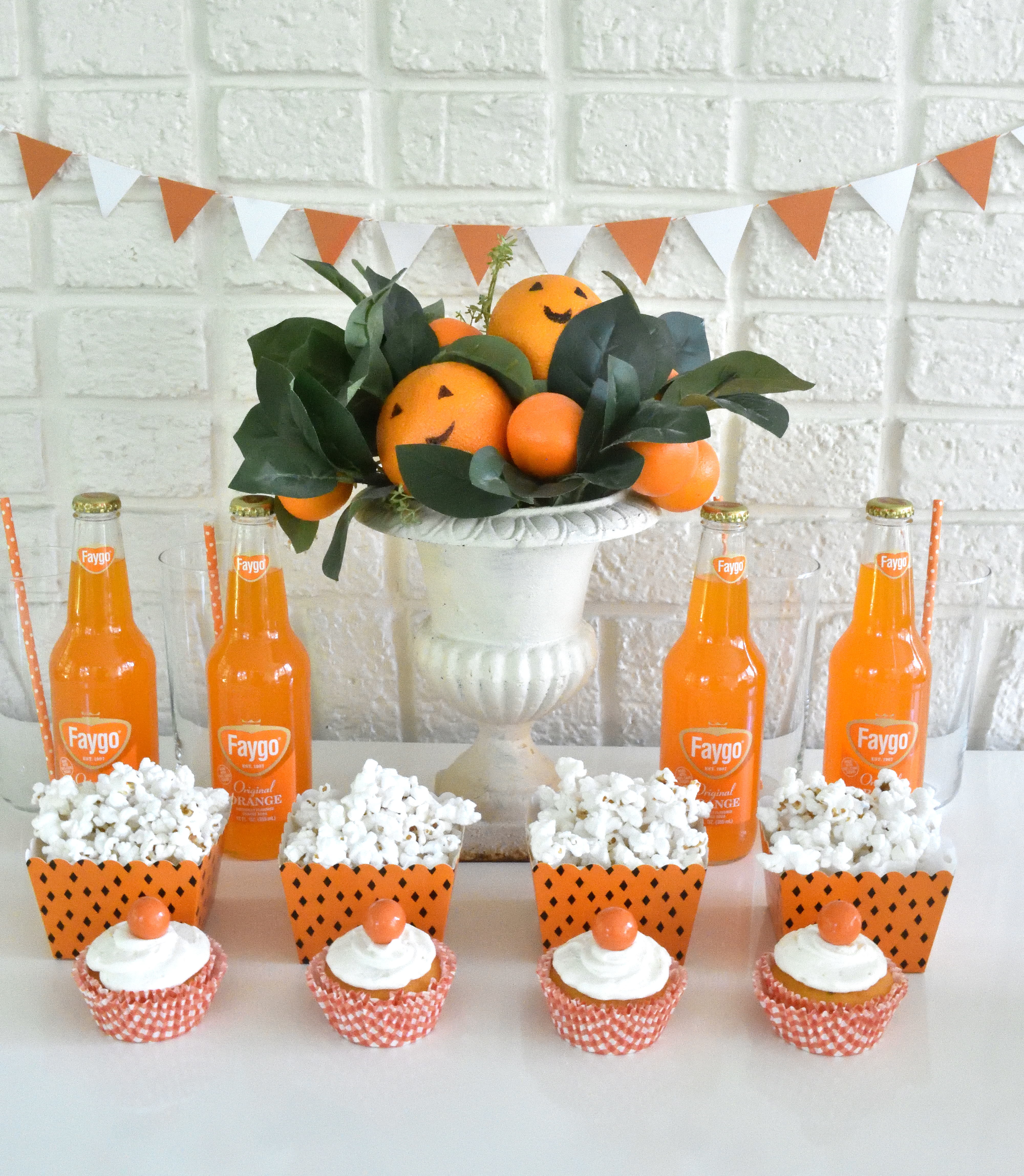 orange creamsicle themed treats