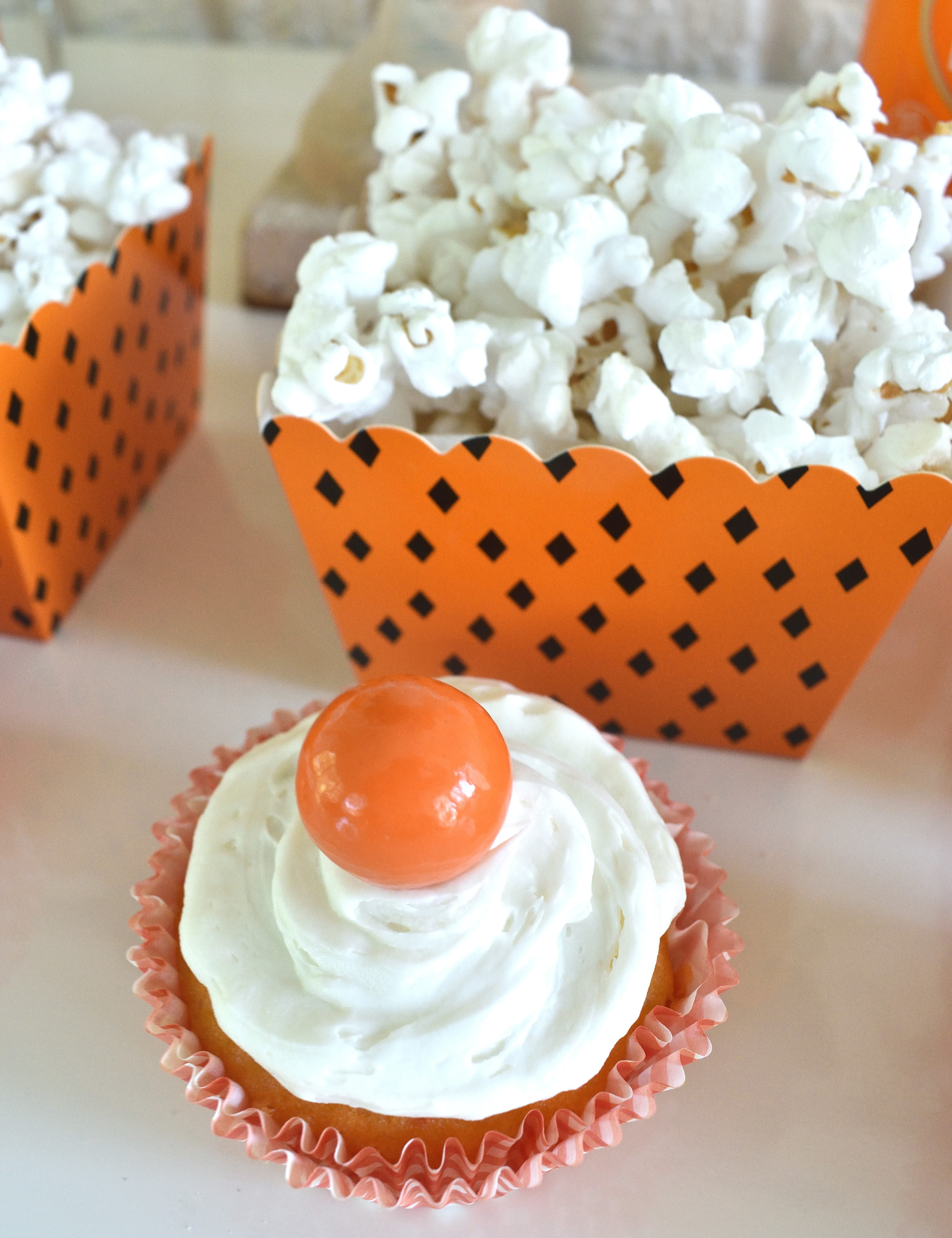 orange creamsicle cupcake