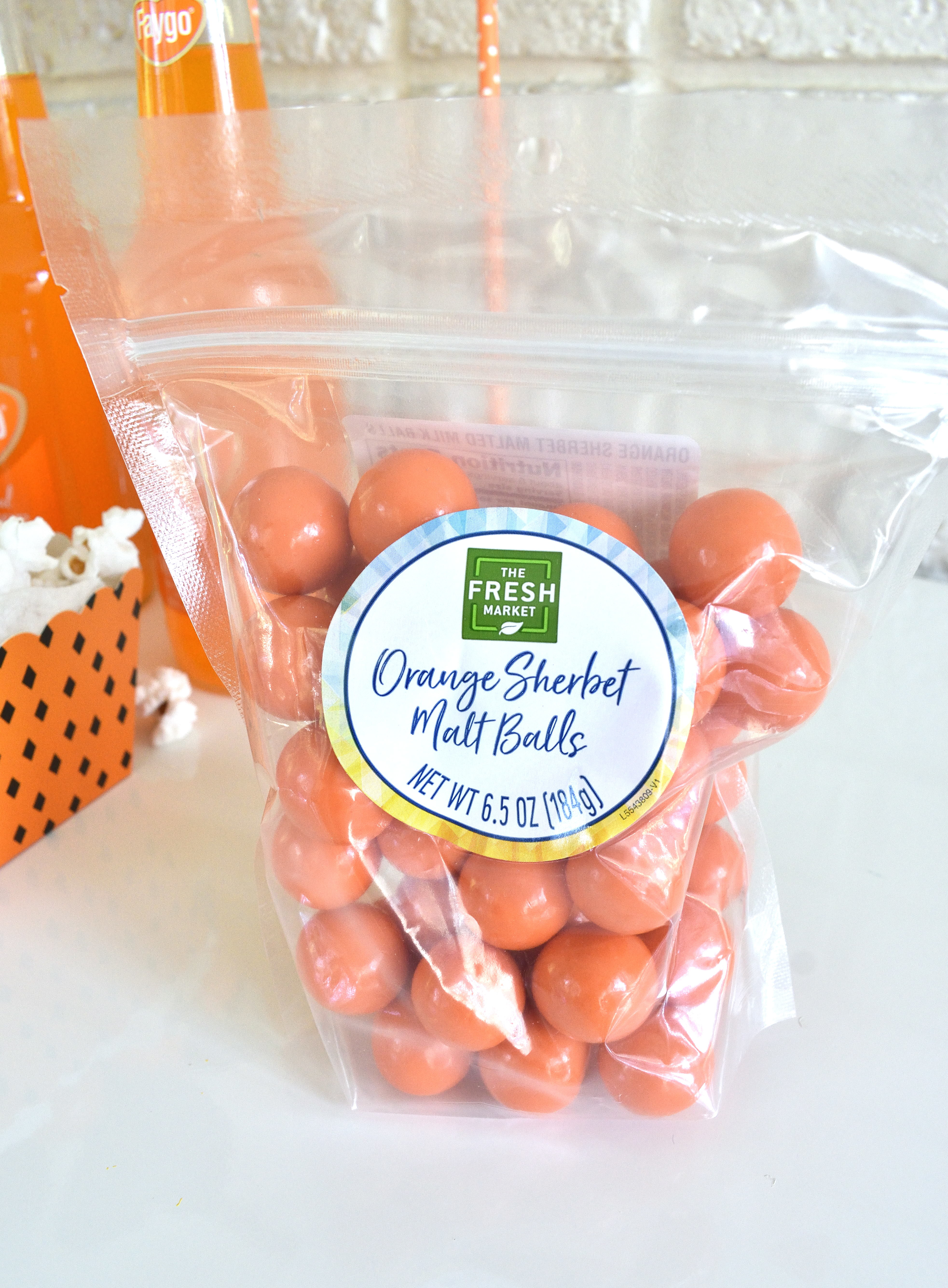 orange creamsicle malt balls