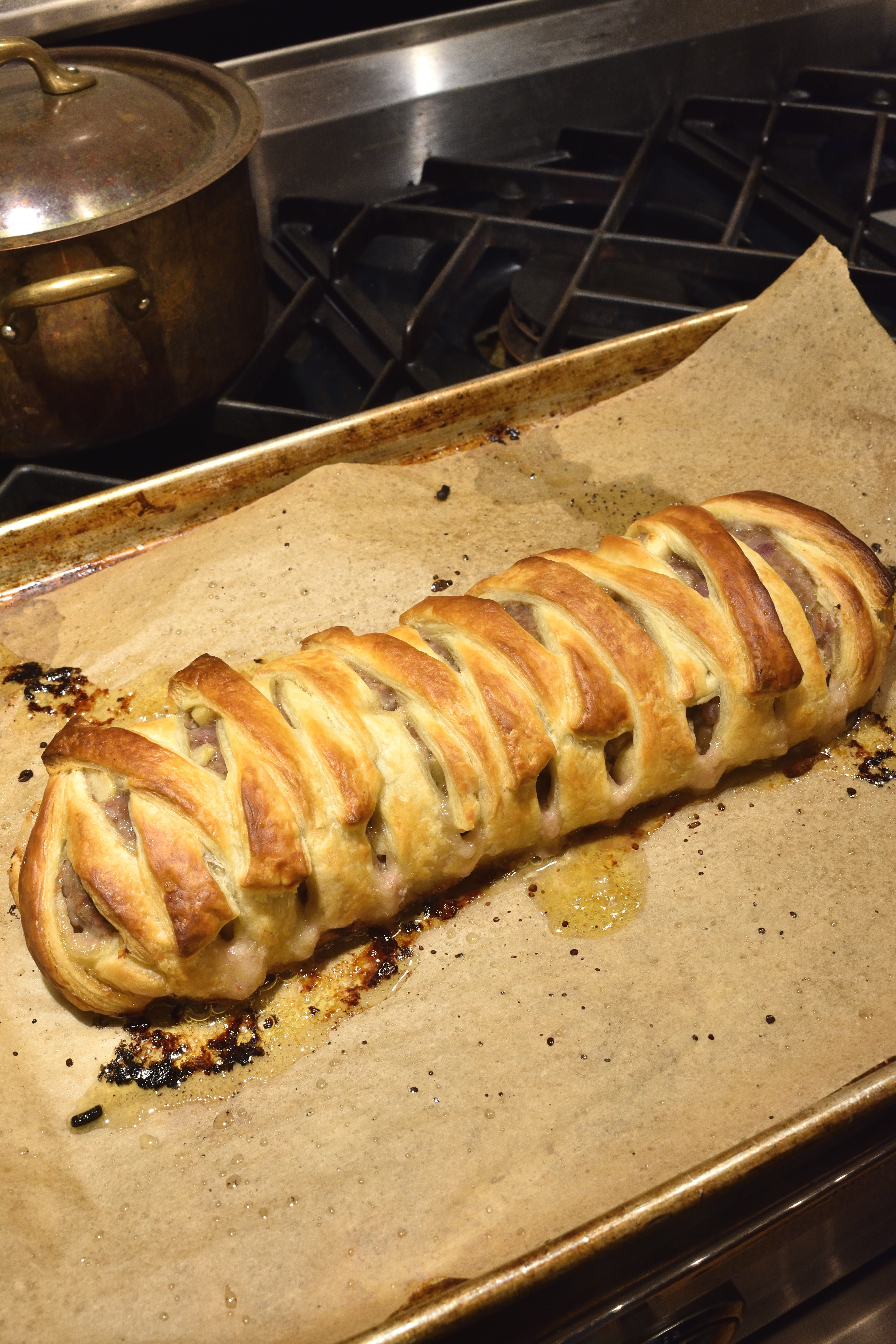 sausage plait tutorial