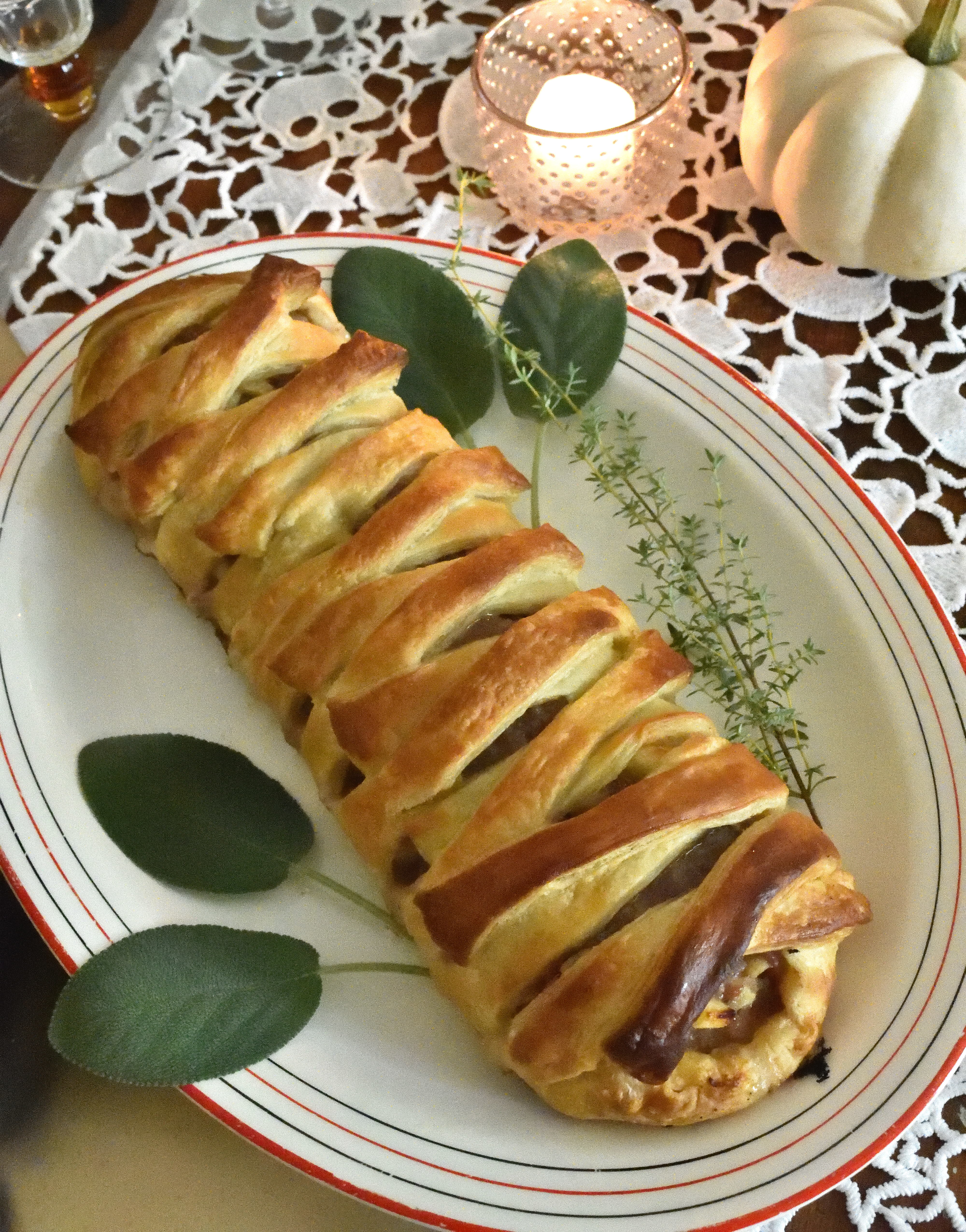 Sausage plait