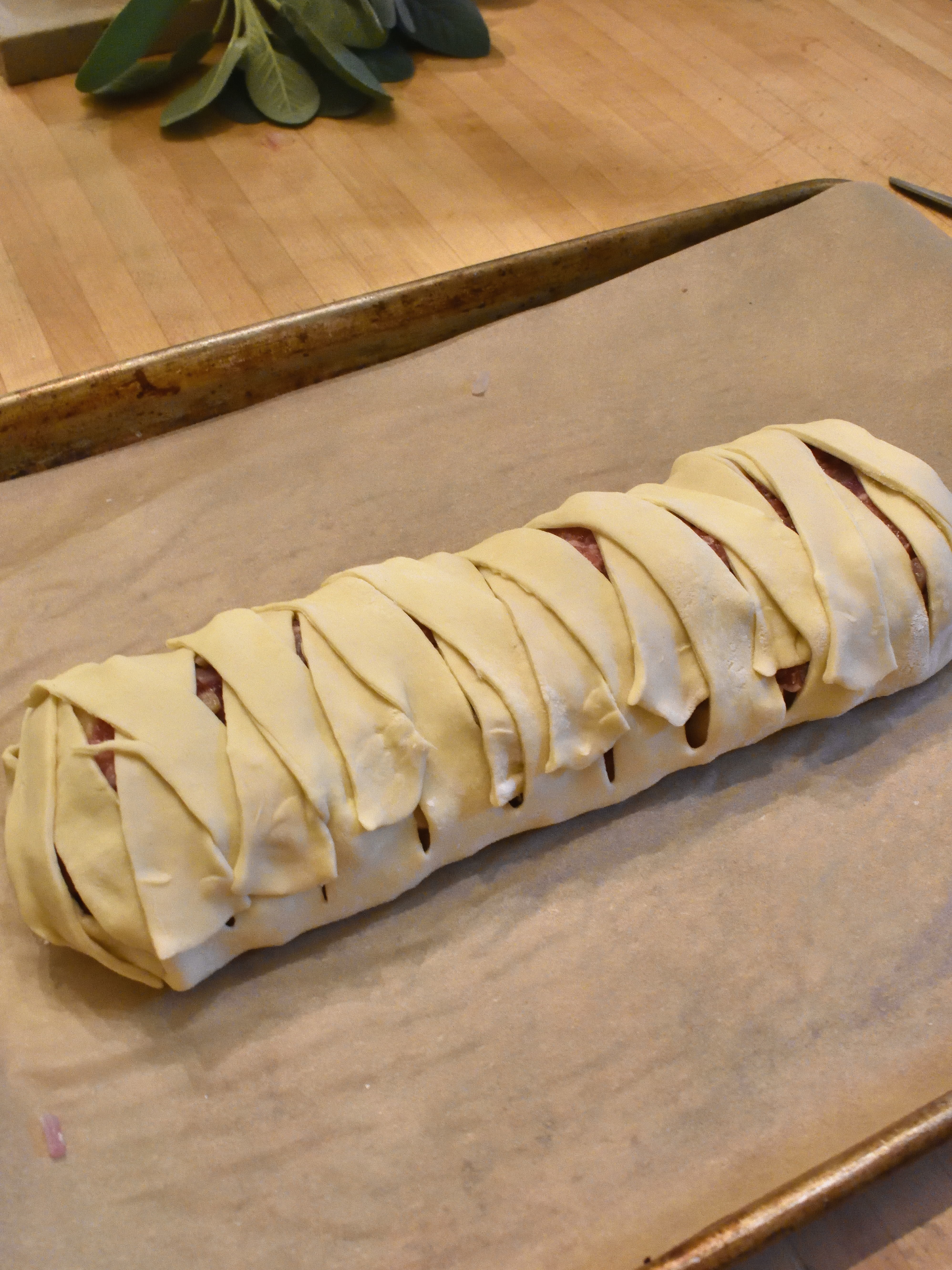 sausage plait tutorial