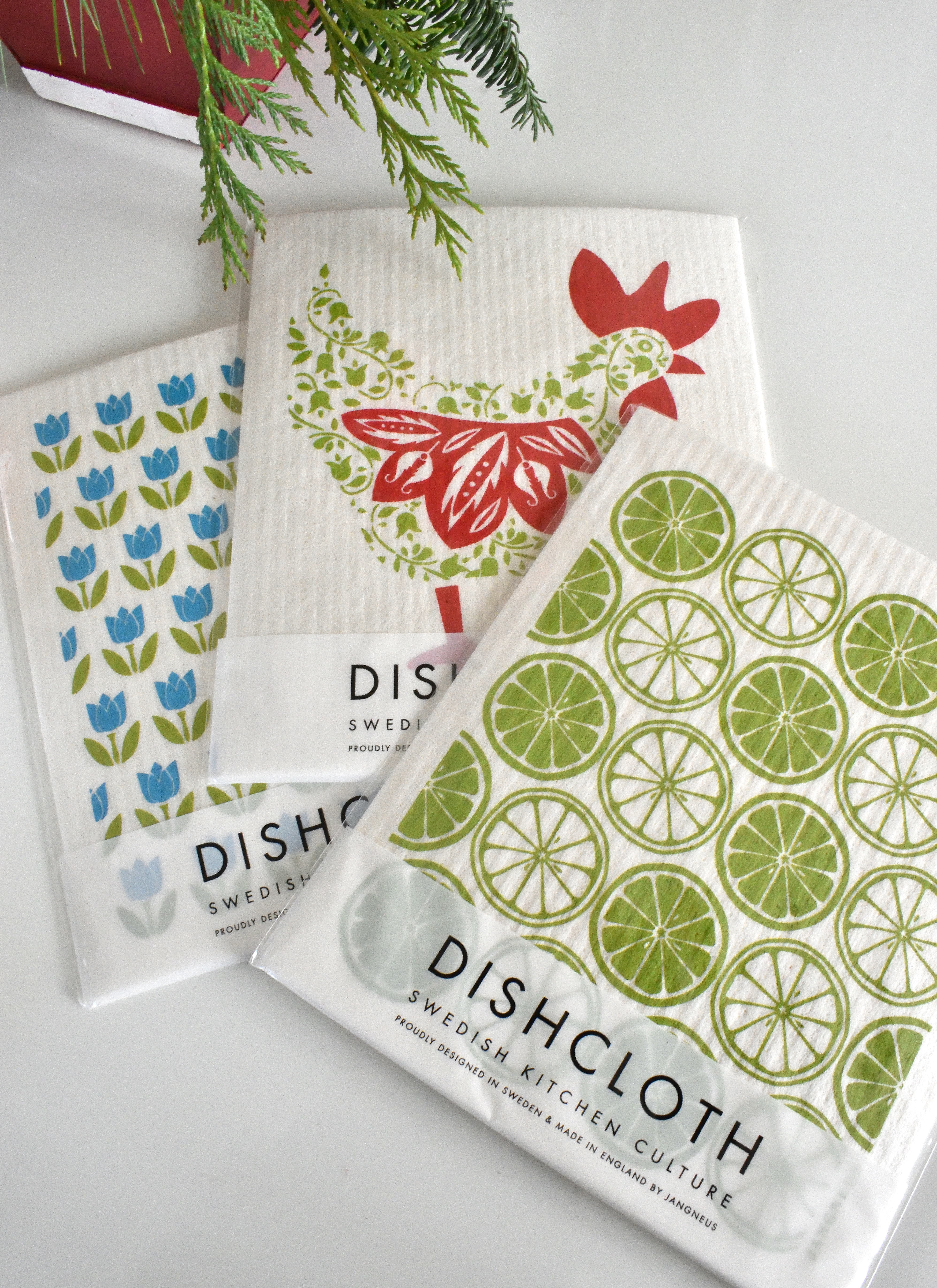 Swedish dish towel gift idea