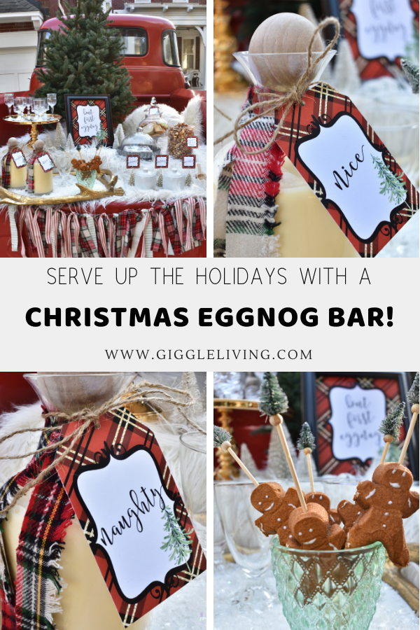 Serve a Christmas eggnog bar this holiday!