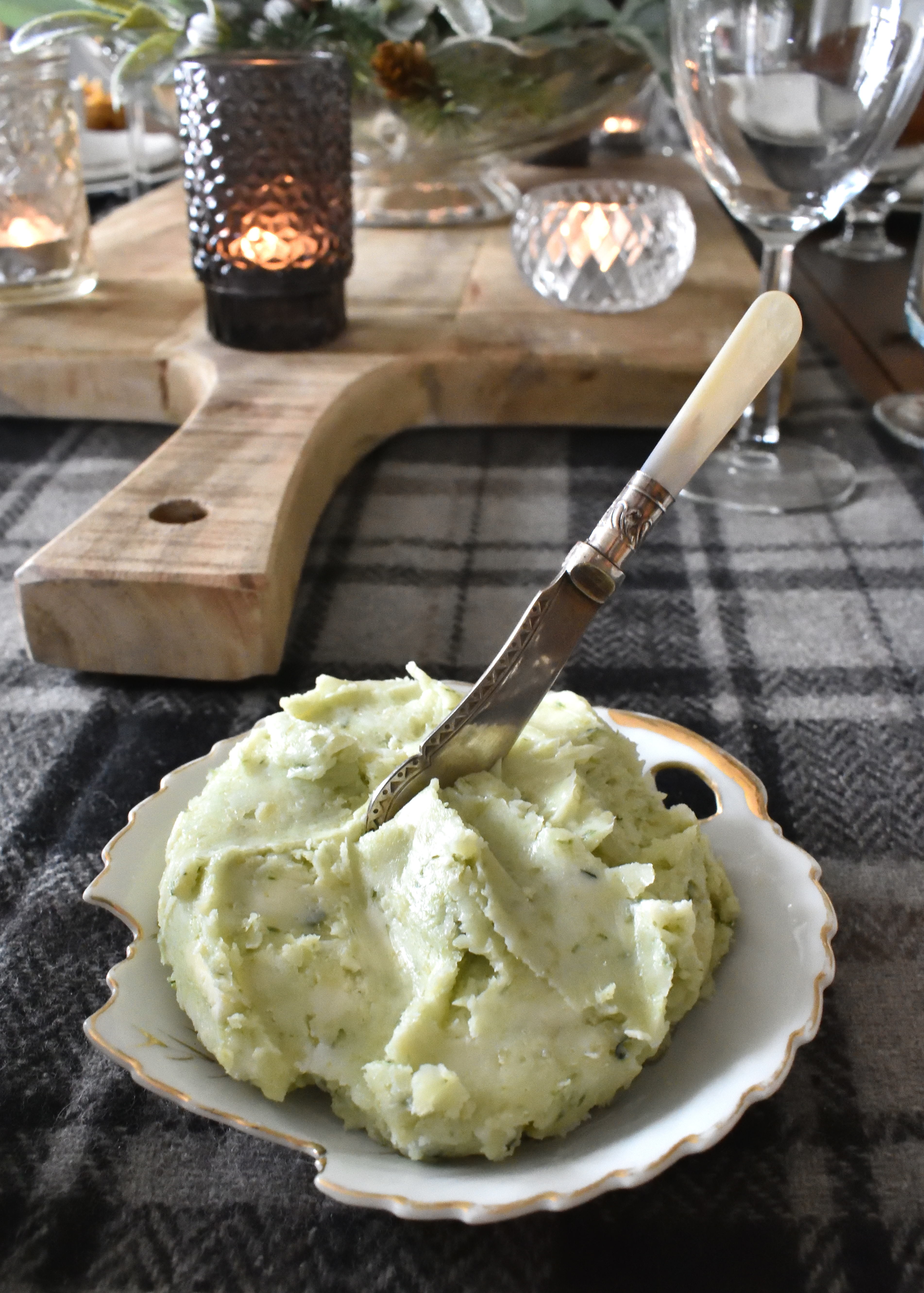 soup supper, herbed butter