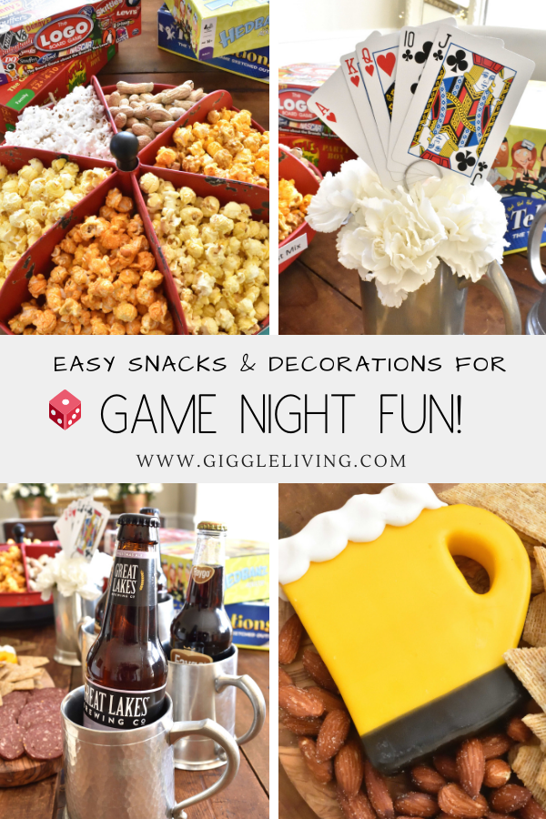 Game day snack and decoration ideas!