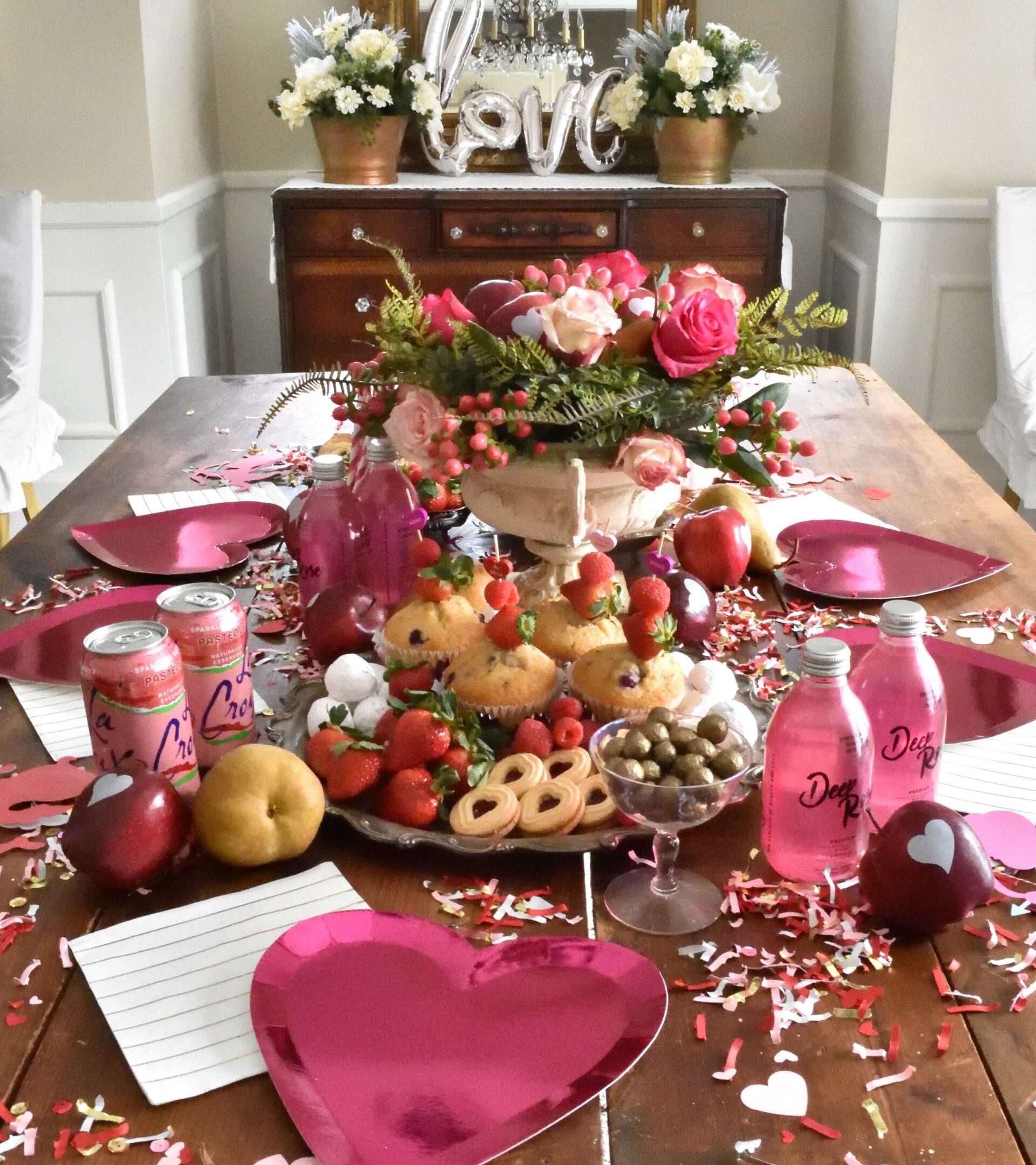 Valentine's Day breakfast