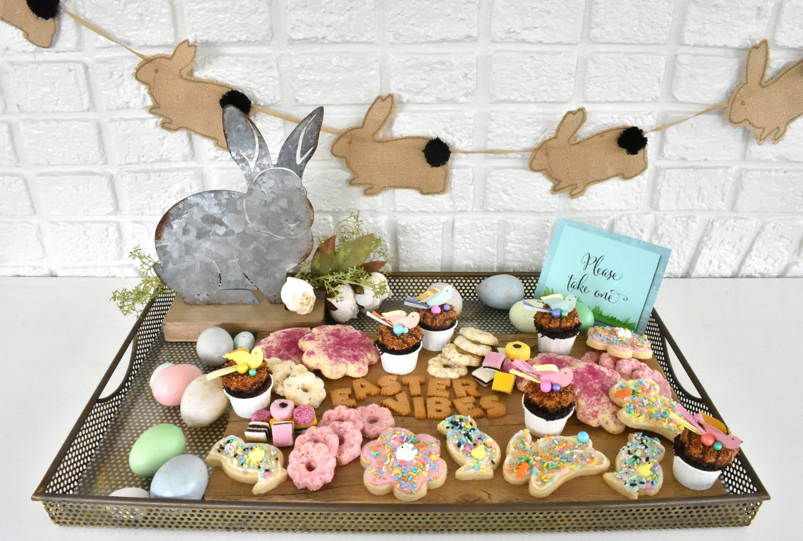 DIY Easter dessert grazing board