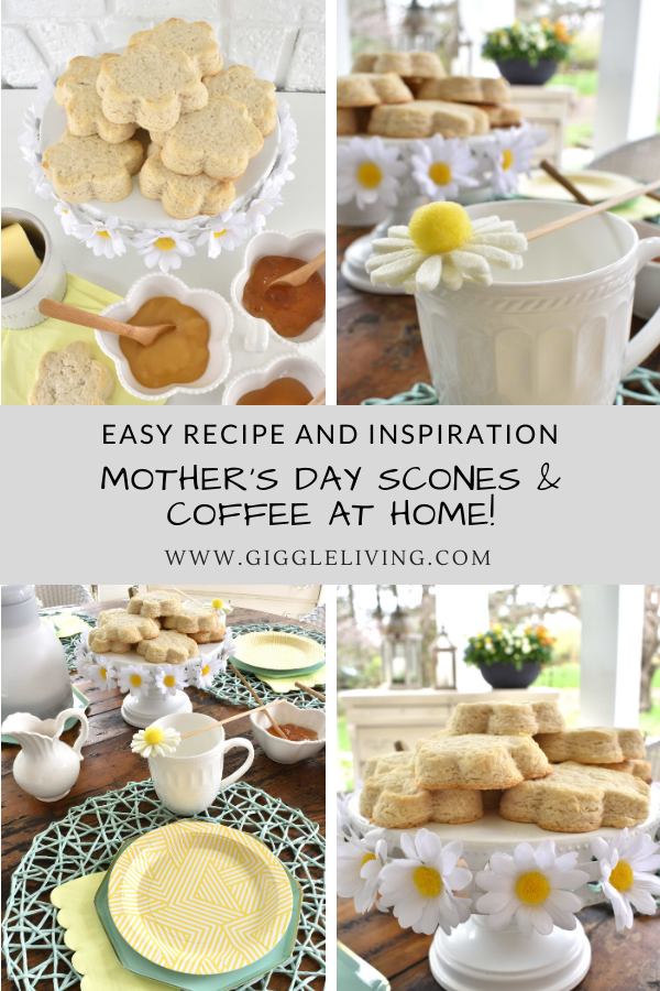 Fresh baked scones recipe for Mother's Day!