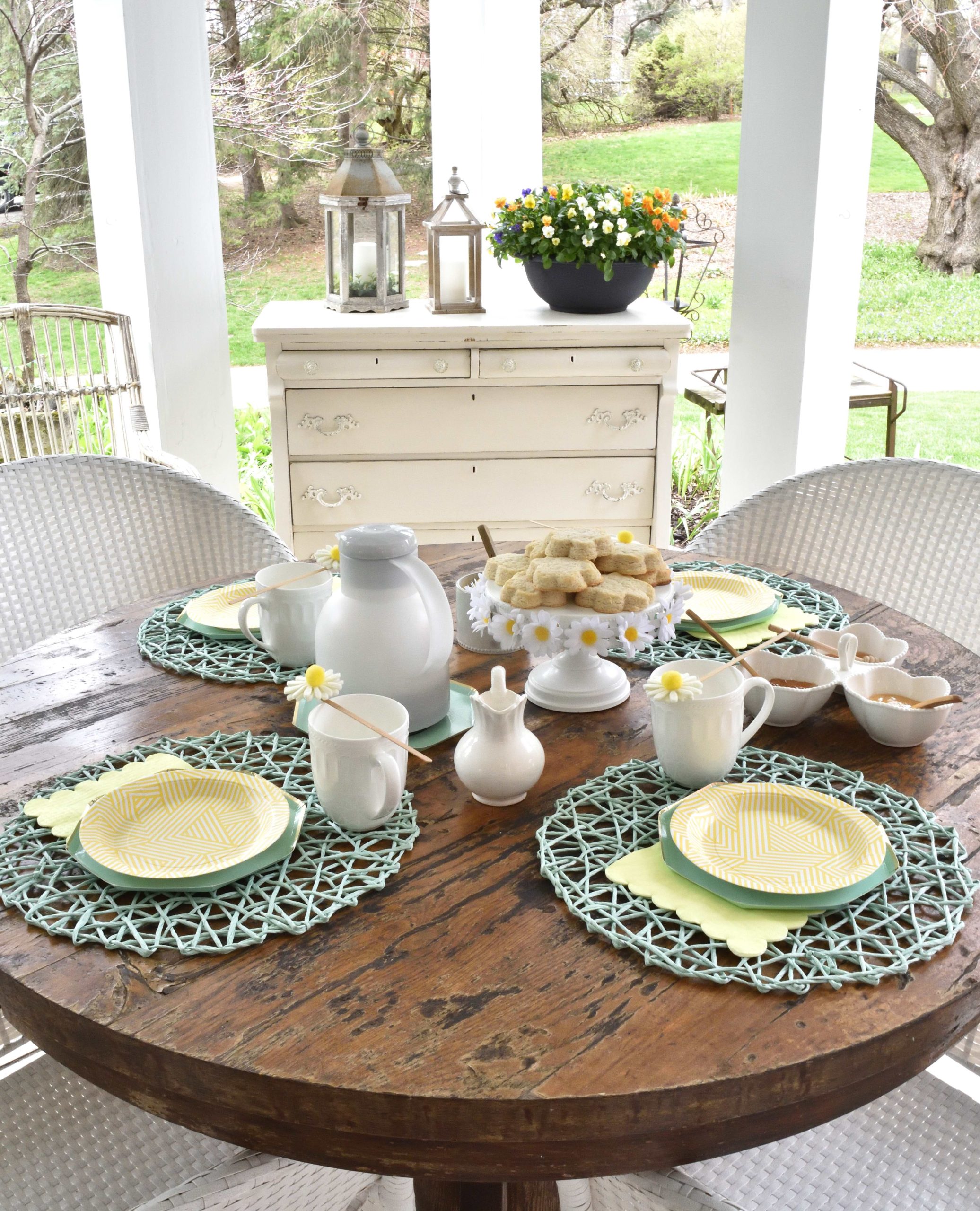 Fresh baked scones and coffee for Mother's Day