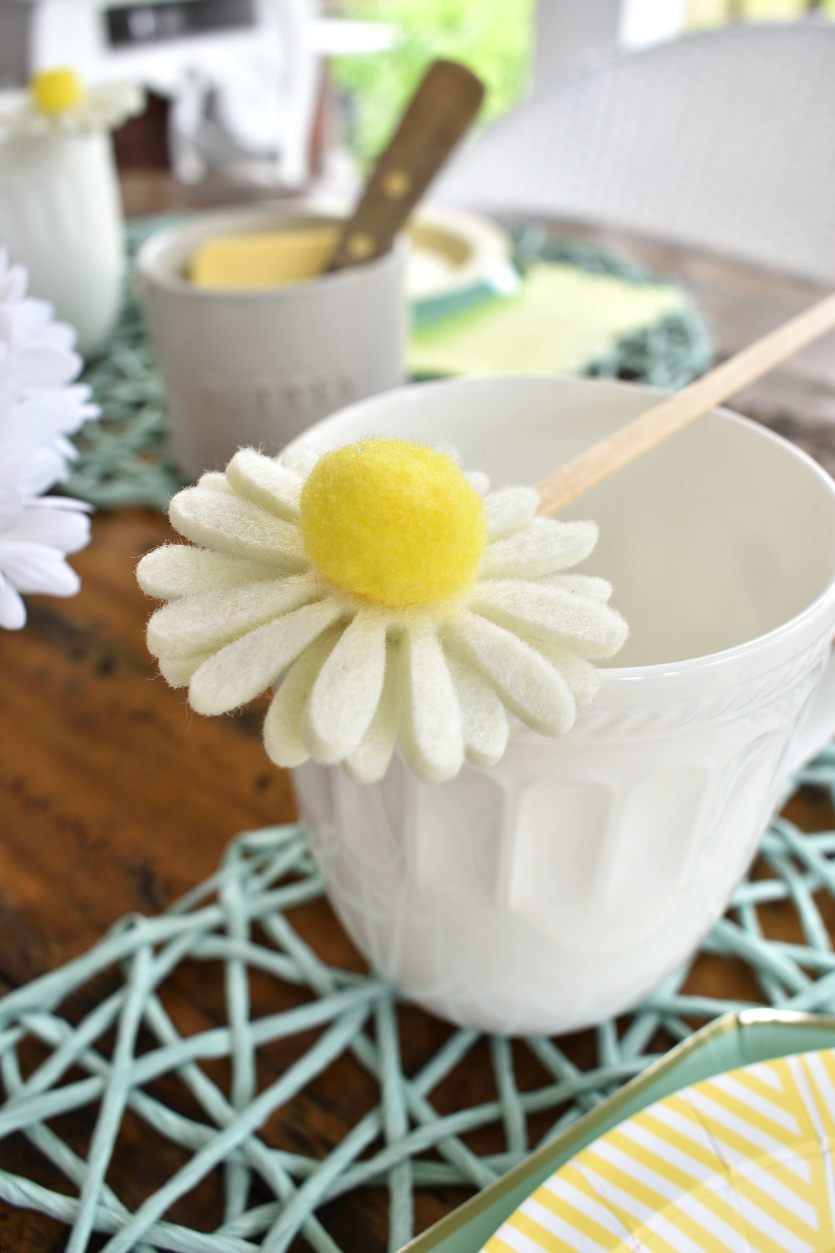 daisy stir stick DIY