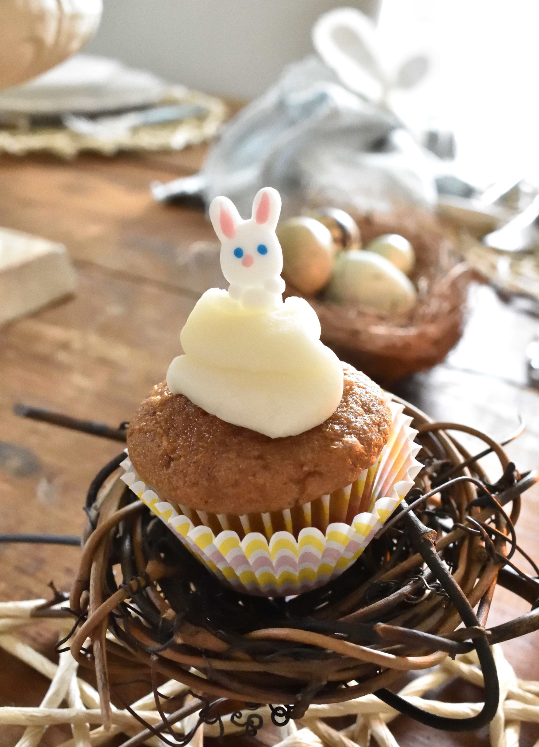 simple Easter celebration cupcakes