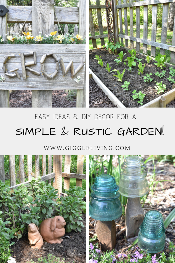 easy and rustic garden ideas