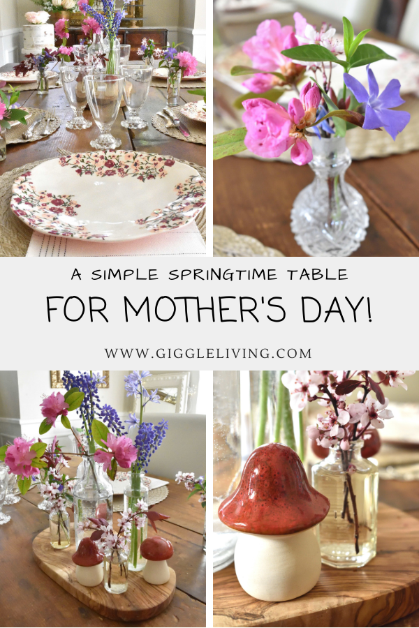 Set a springtime table for Mother's Day!