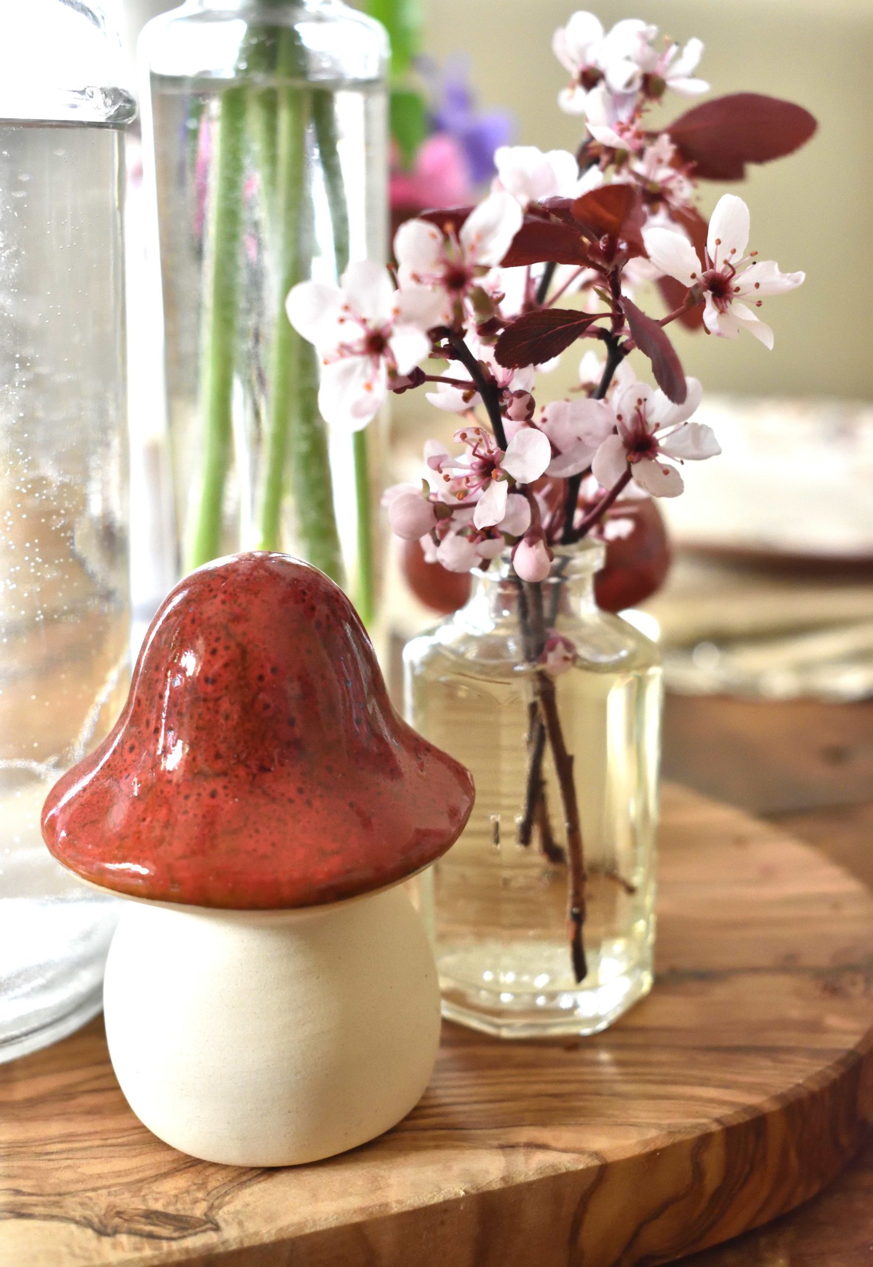 springtime centerpiece details