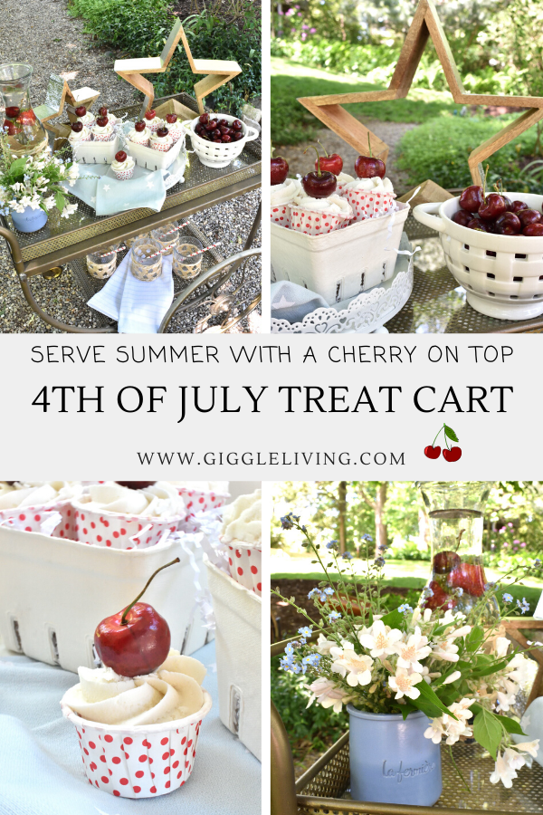 4th of July treat cart