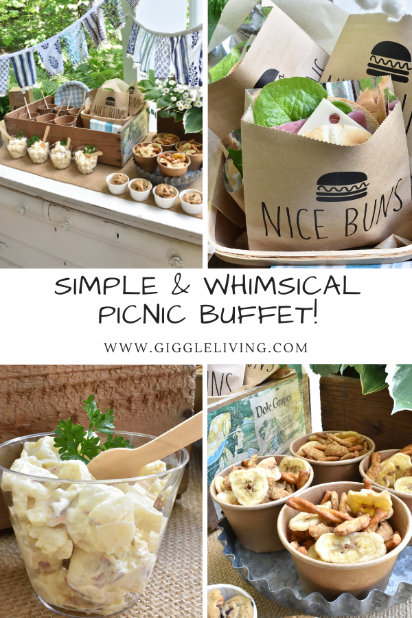 A simpe picnic buffet