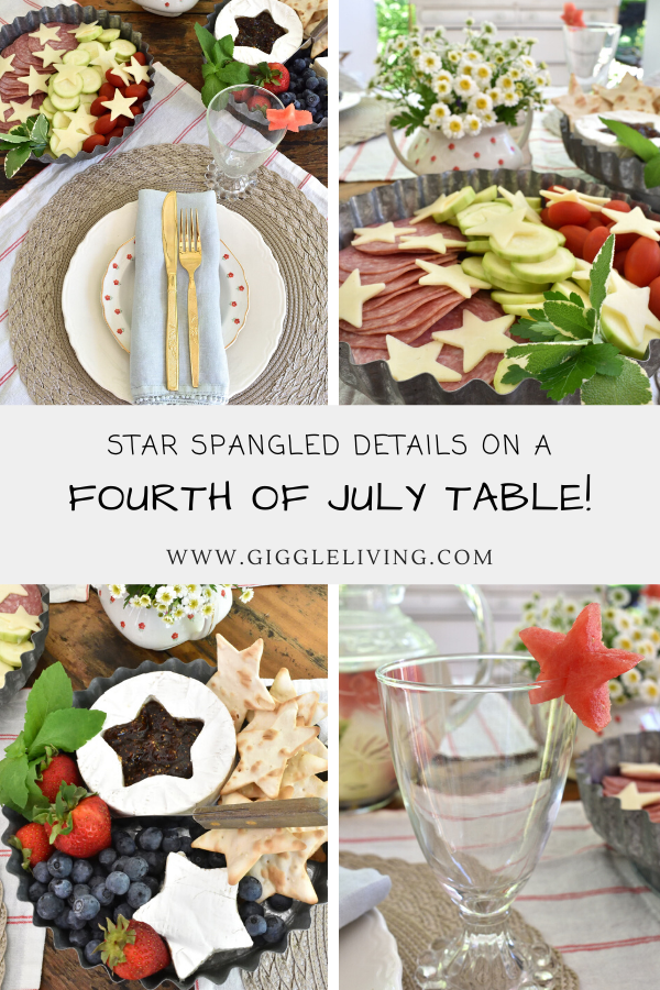 Star spangled details for the 4th of July