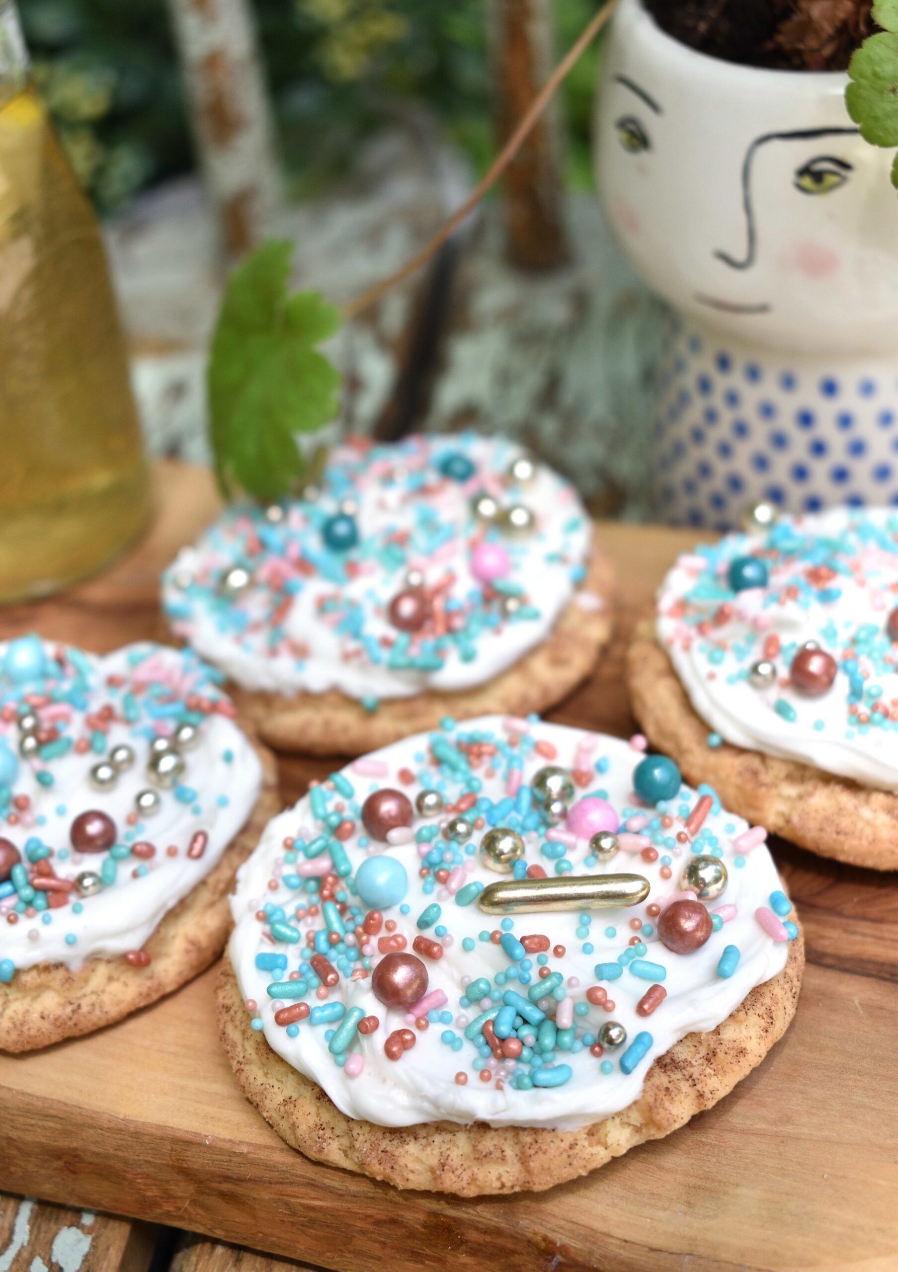 cookies with pretty sprinkles