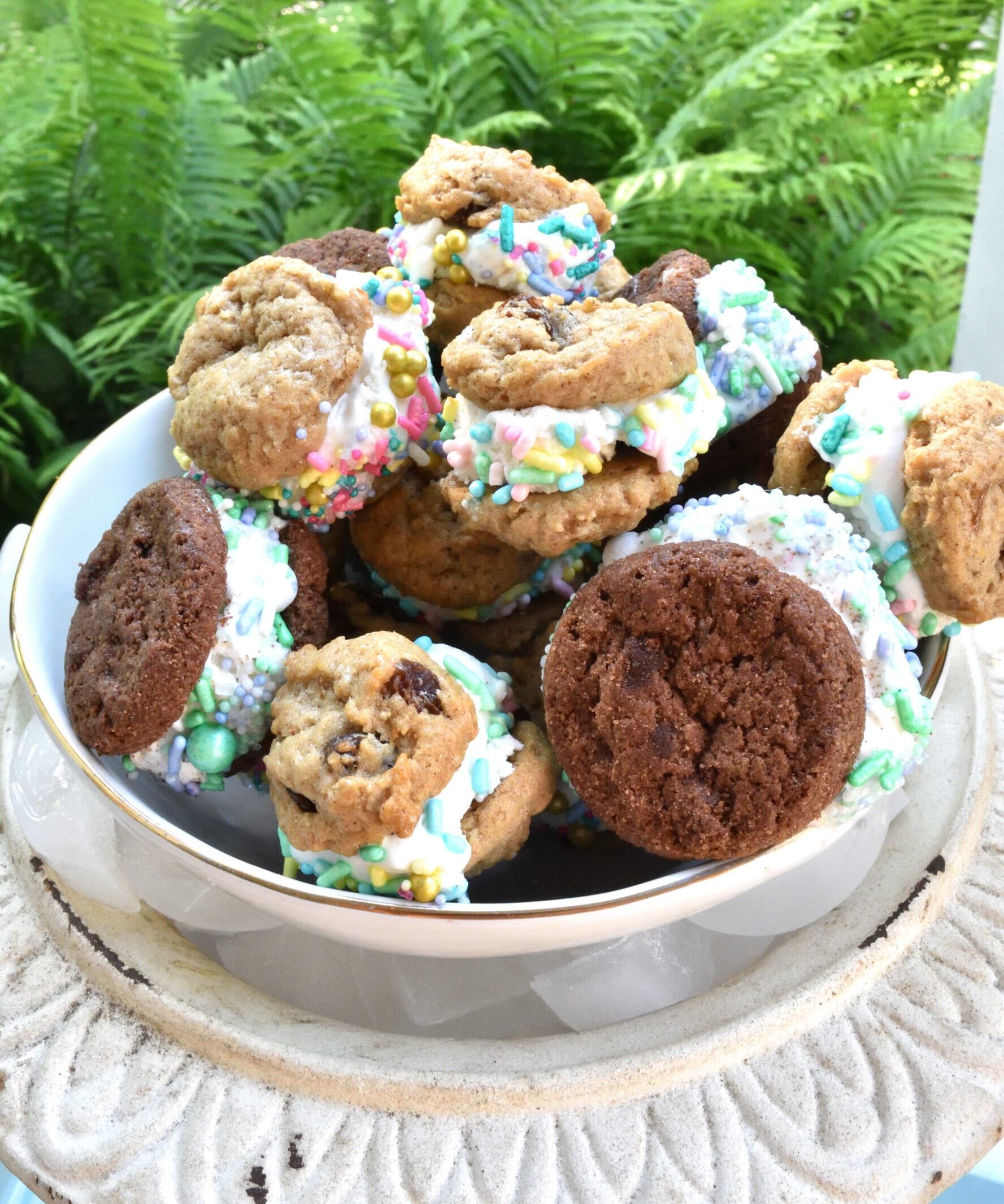 mini ice cream sandwiches