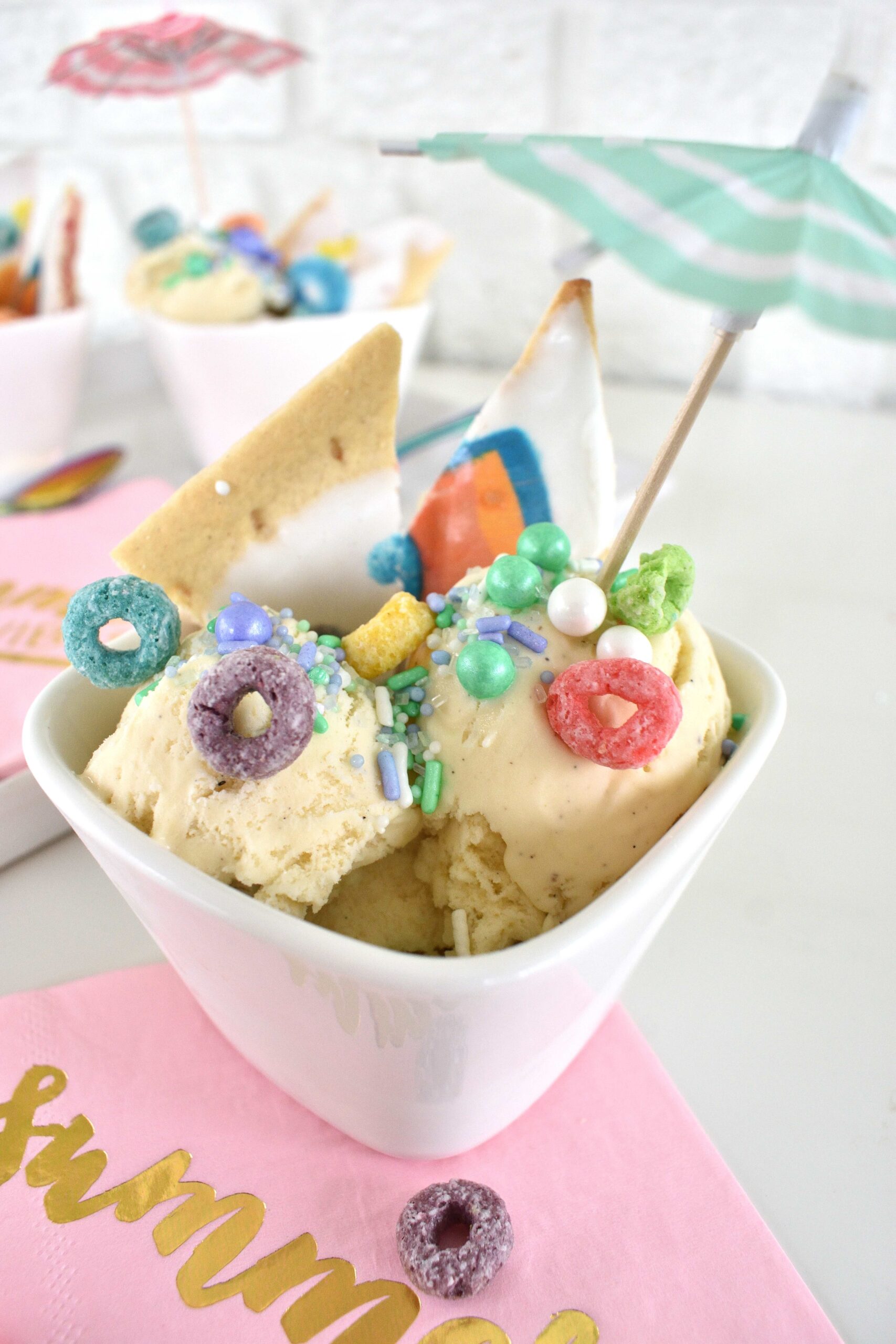 ice cream sundaes