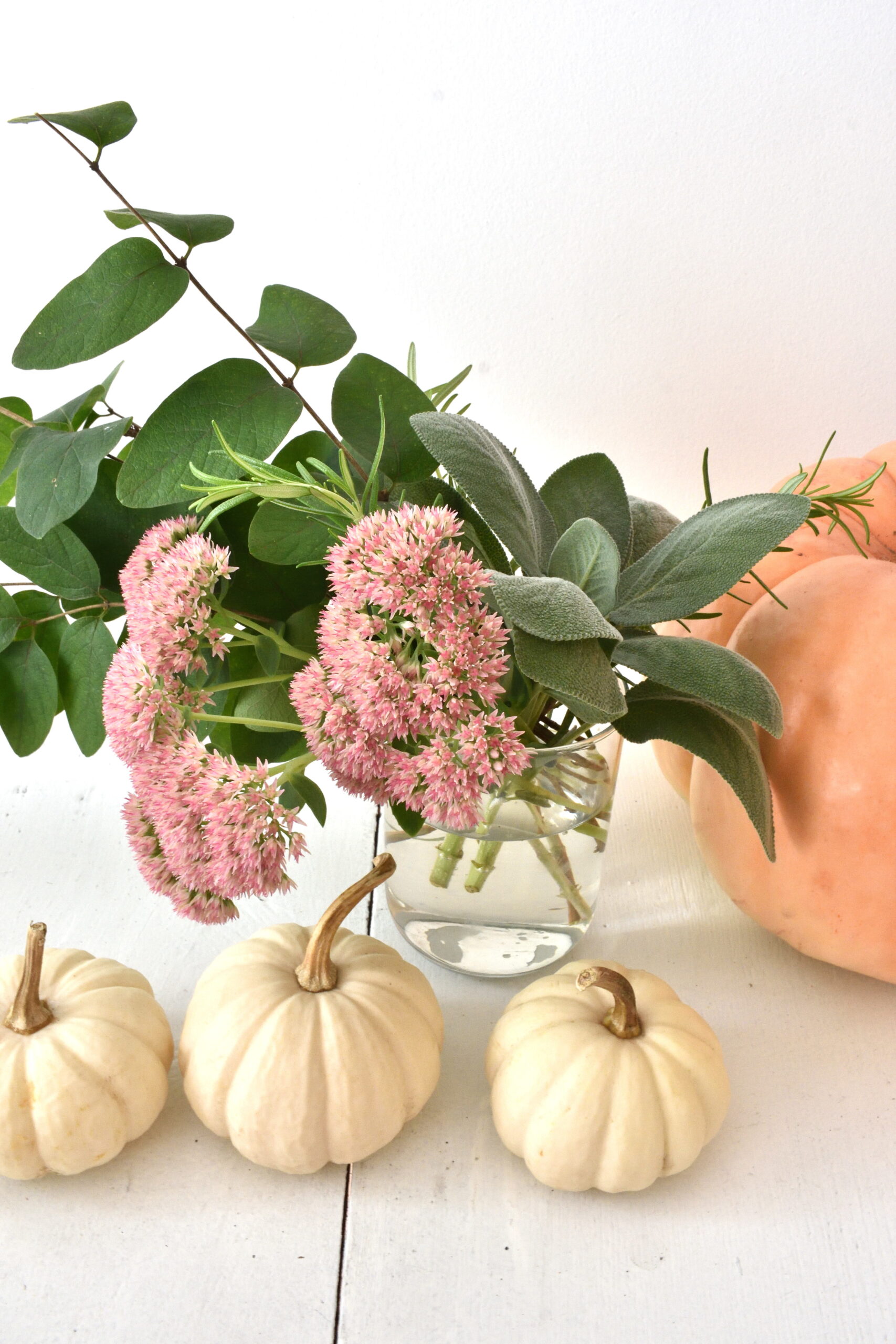 A pumpkin centerpiece DIY