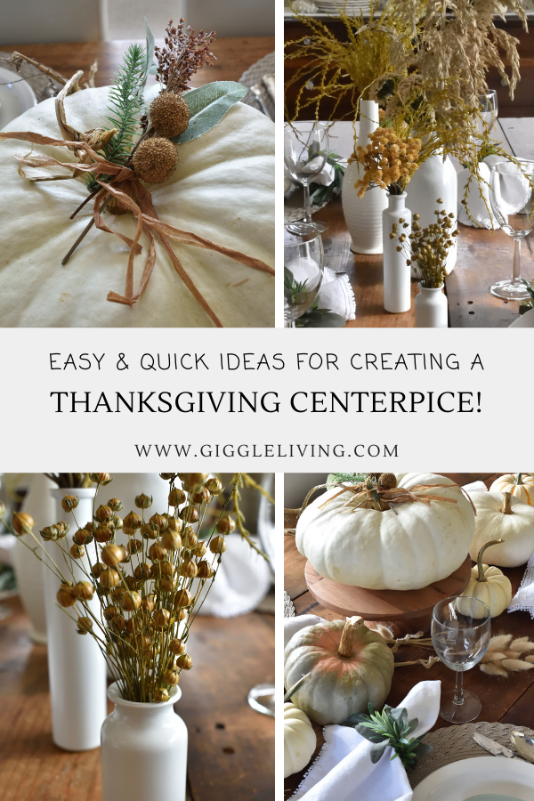 Easy ideas for Thanksgiving centerpieces