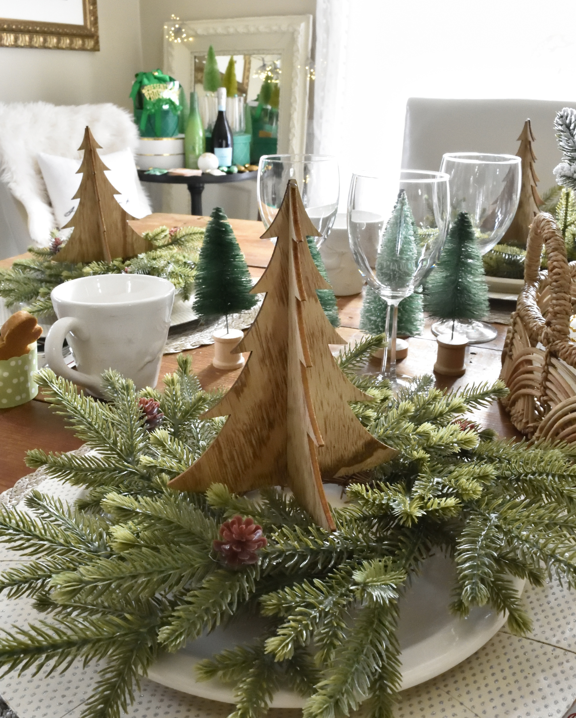 christmas place setting