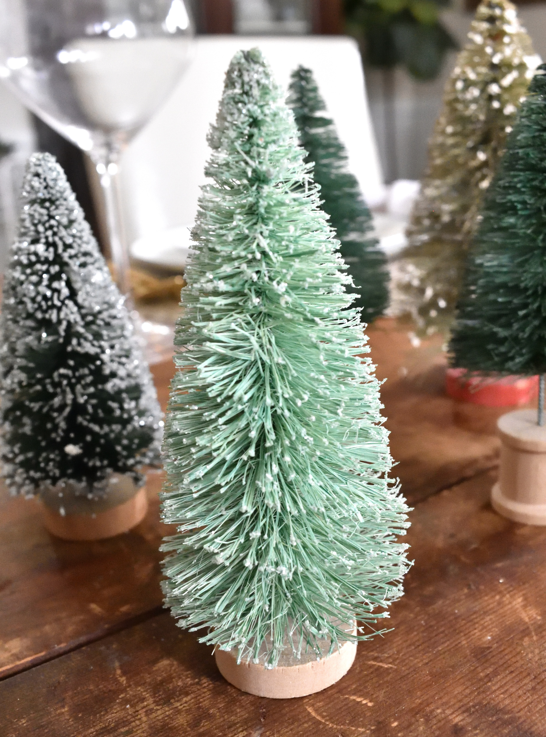 bottlebrush Christmas trees