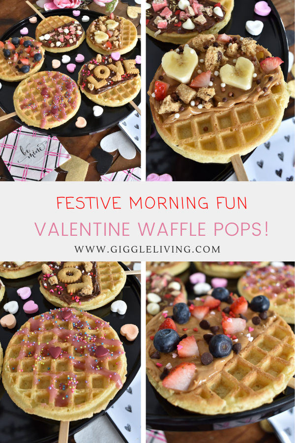 Valentine waffle pops!