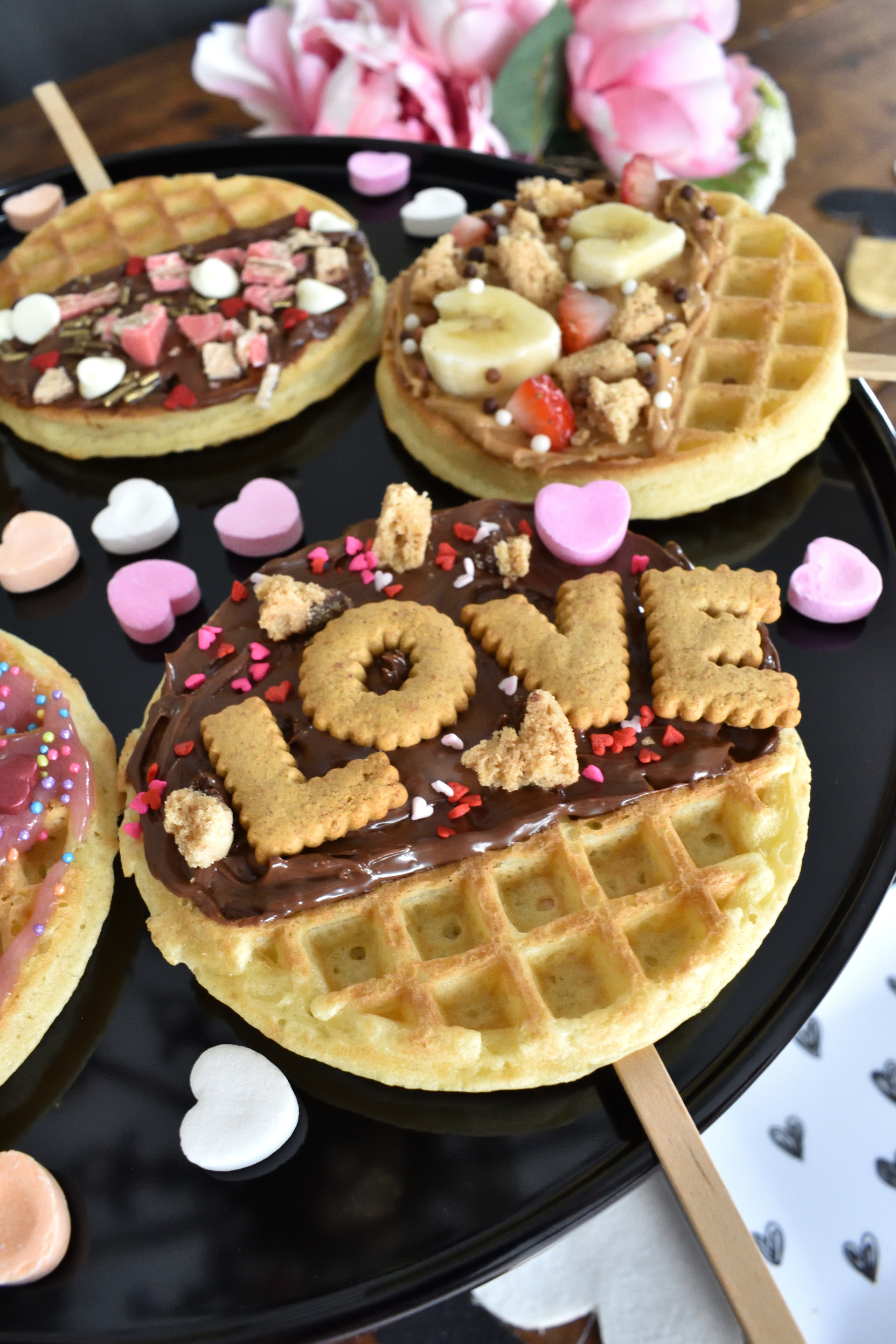 Festive treat ideas, Valentine waffles