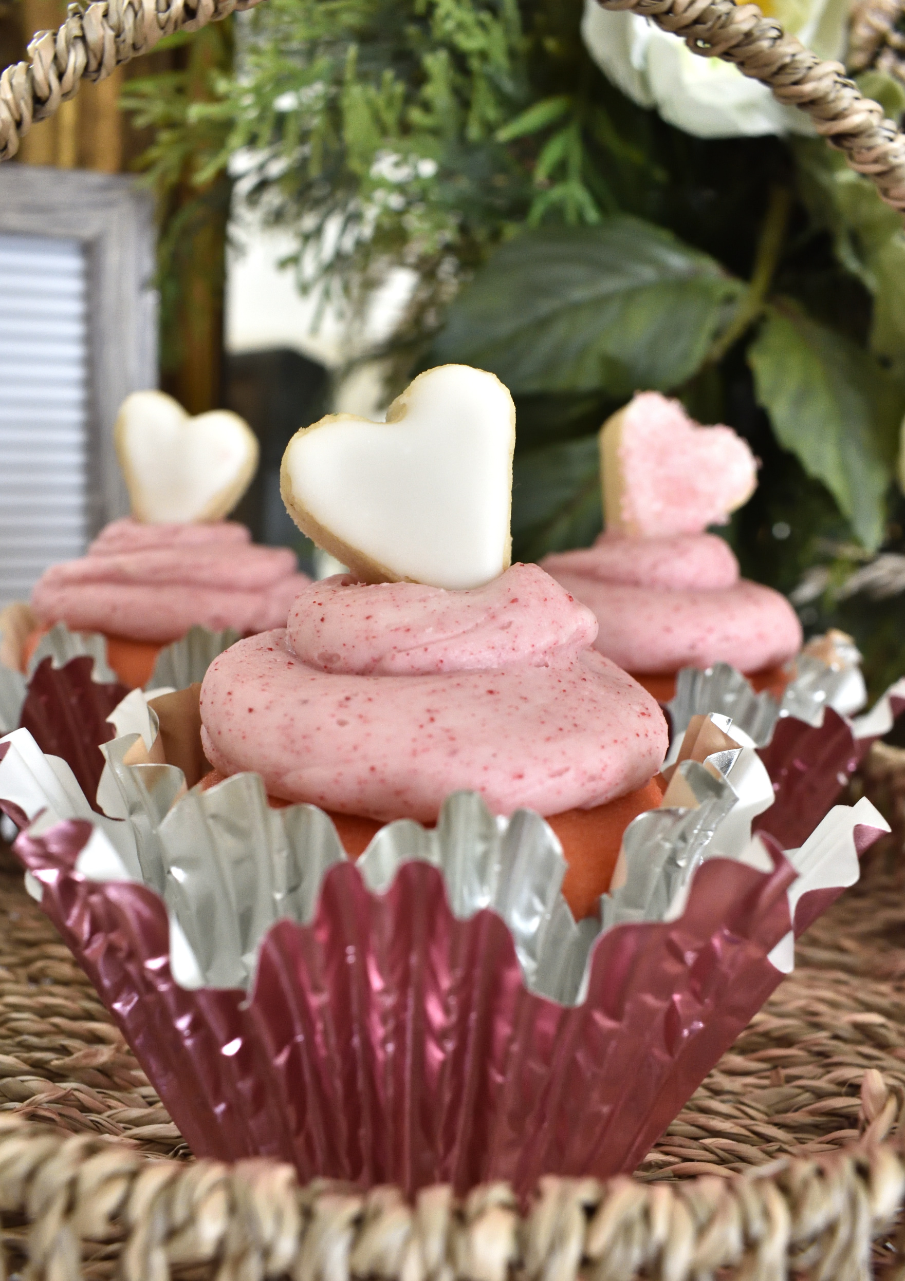 Valentine cupcakes