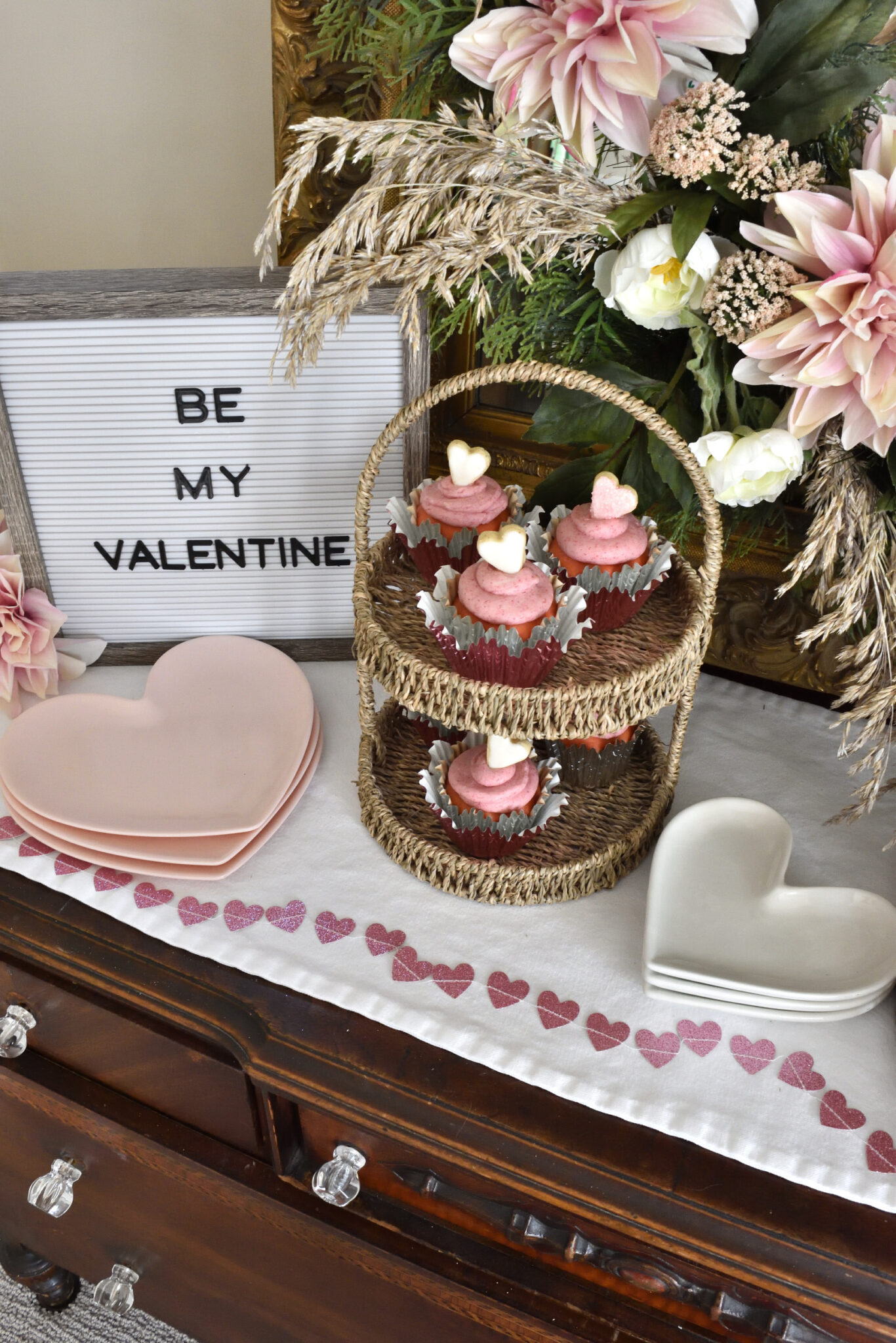 A simple Valentine with a Boho twist. See the easy fun!