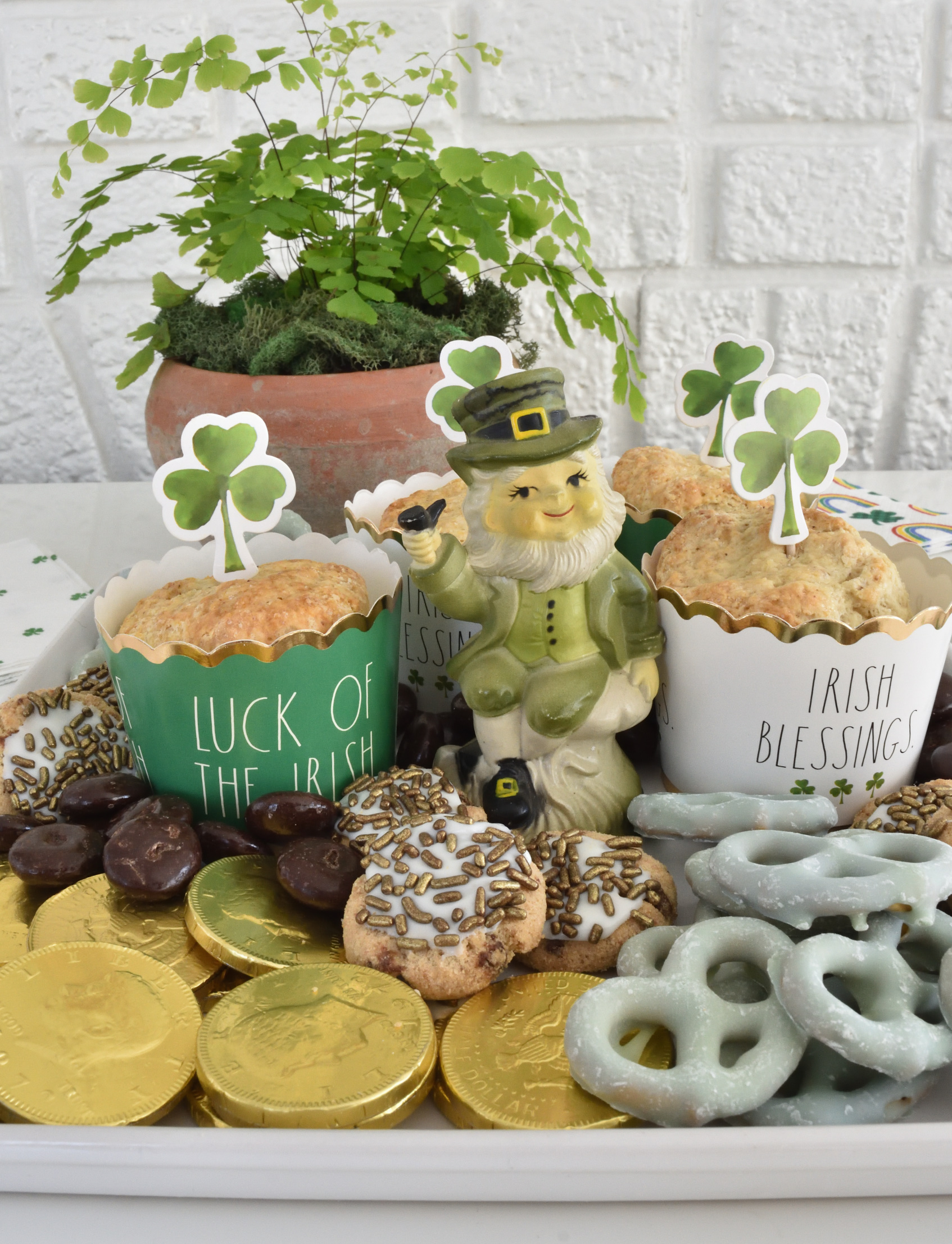 Irish soda bread treat tray