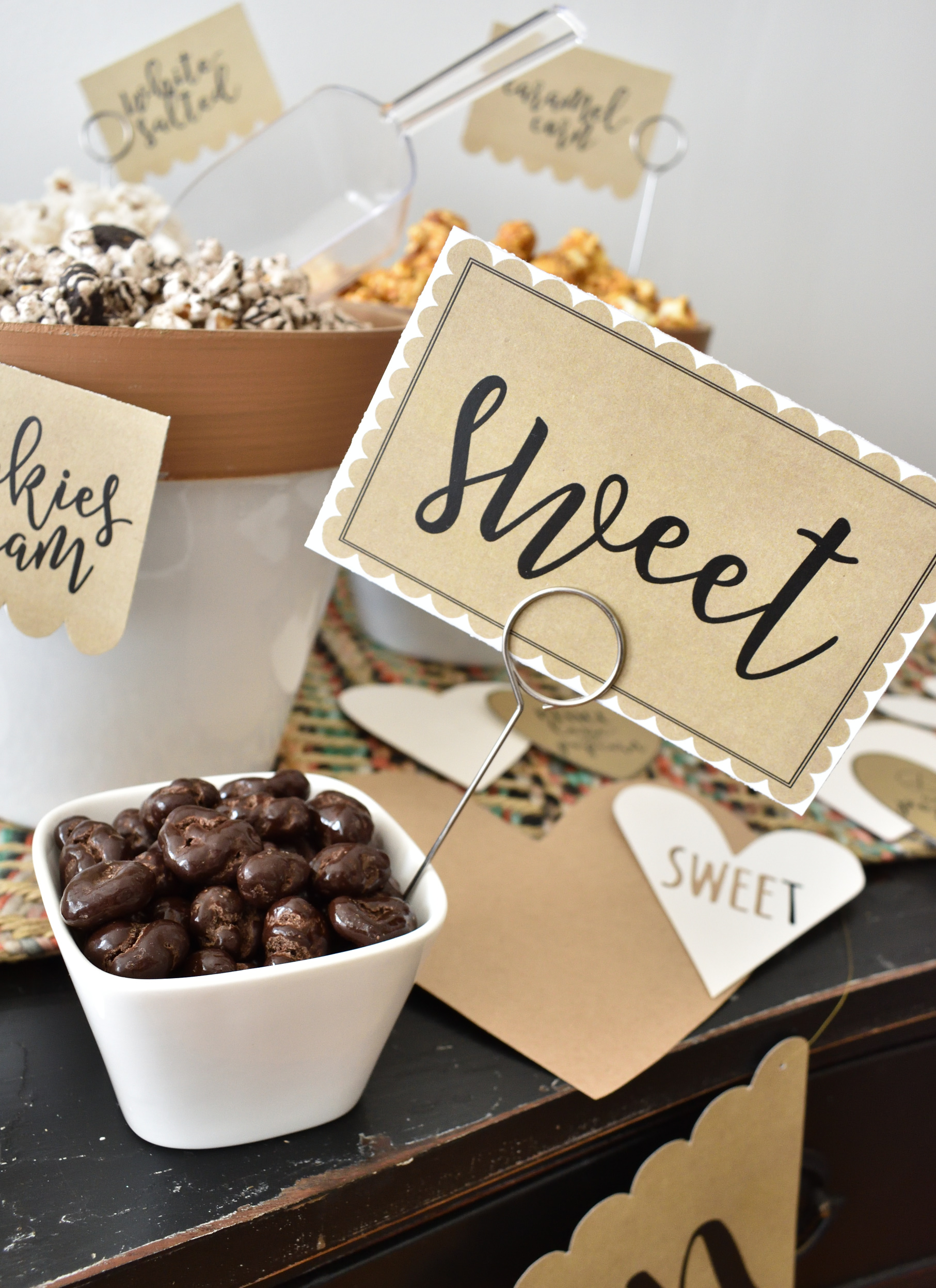 popcorn bar printables