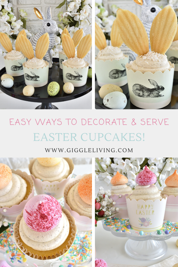 Easy cupcake decorations for Easter