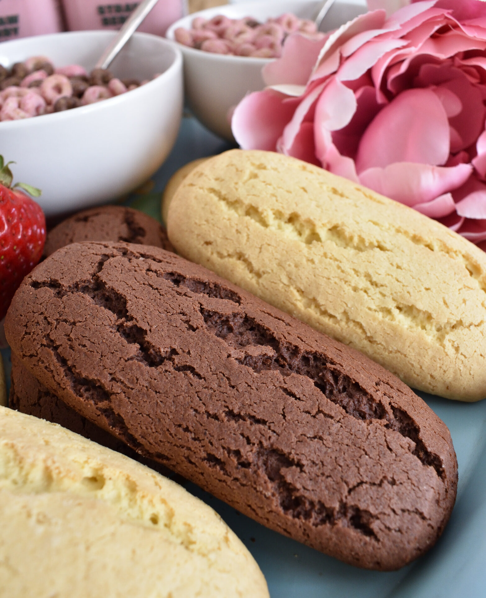 chocolate biscottie biscuits