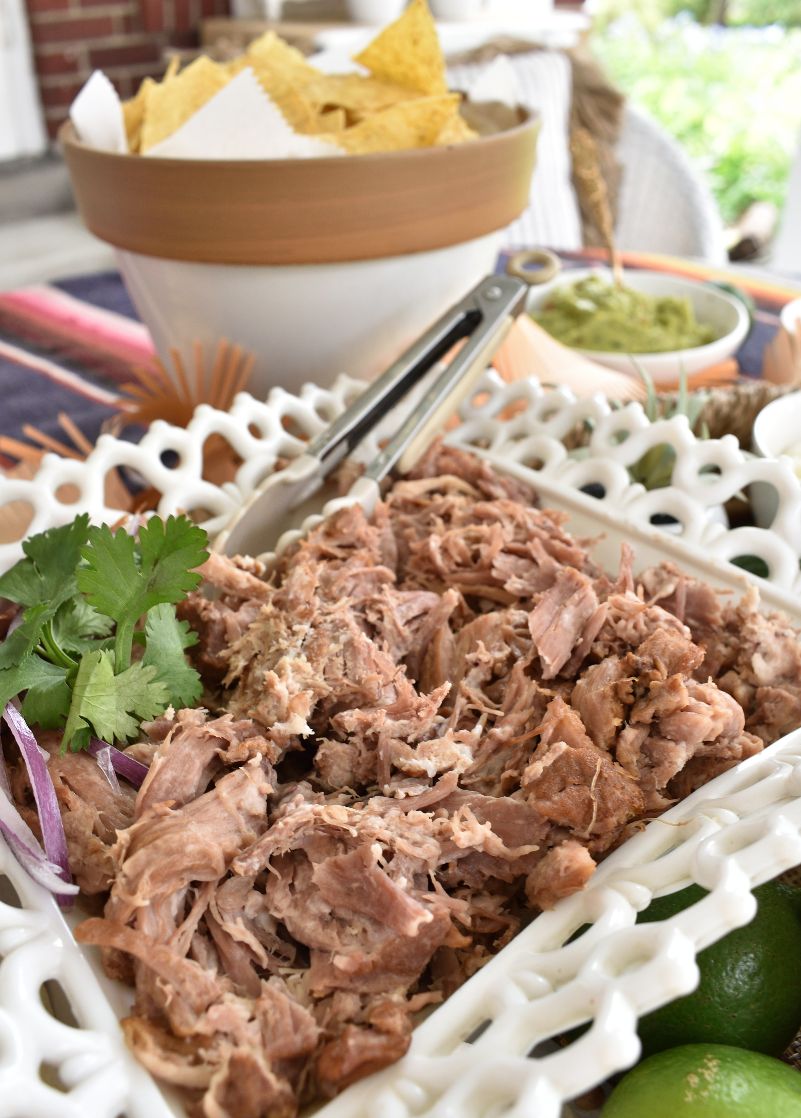 pork carnitas for street tacos