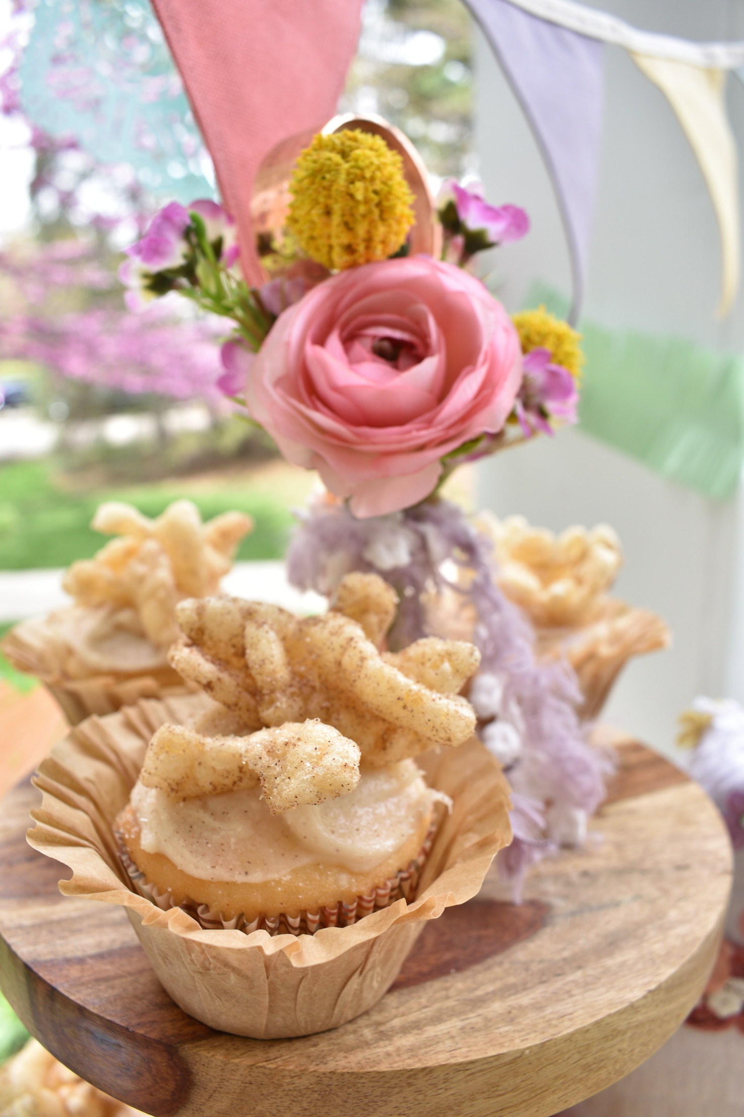 churro cupcakes