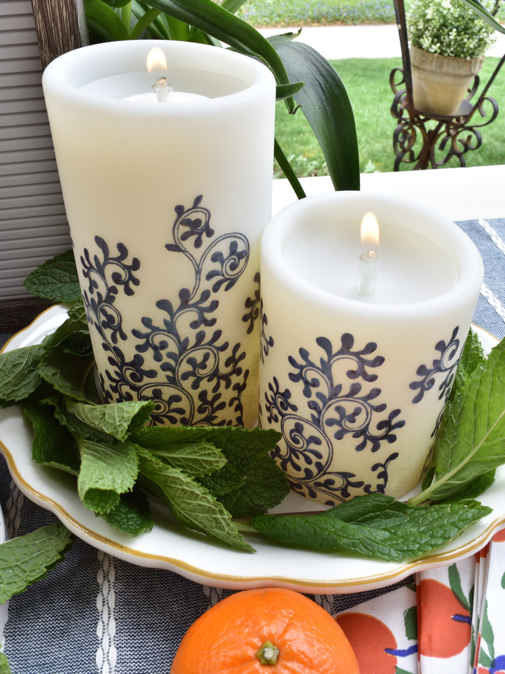 refillable pillar candles