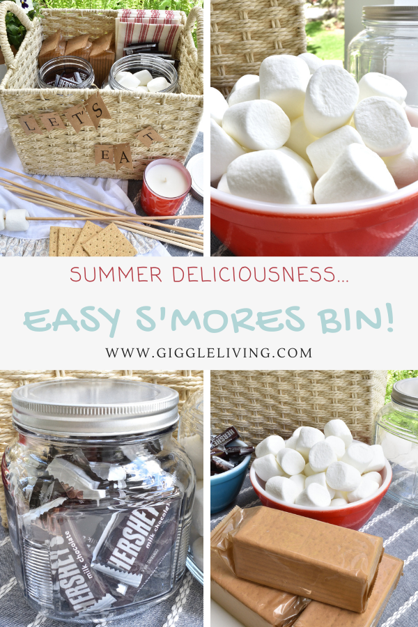 smores bin for summer