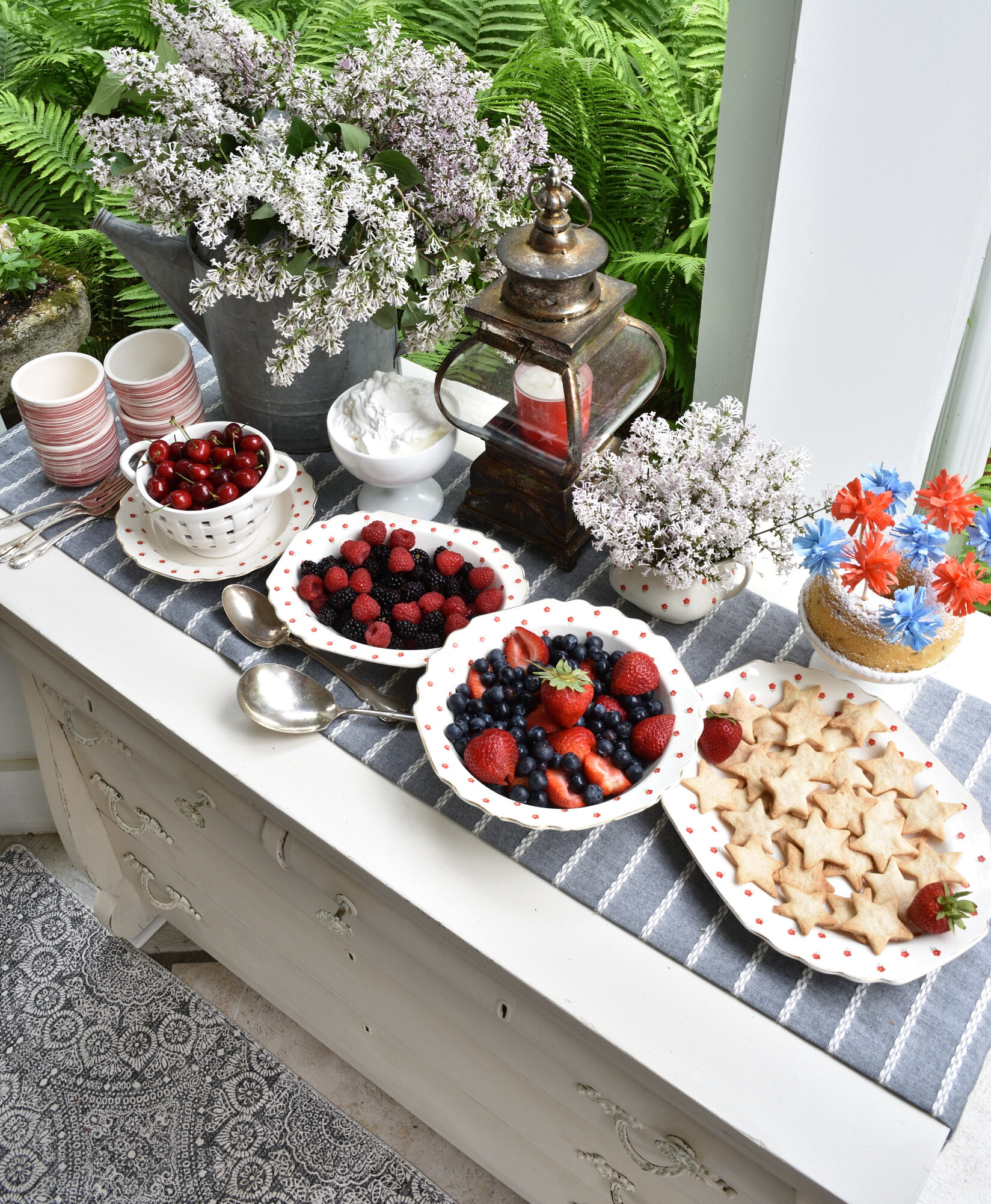 a red white and blue berry bar