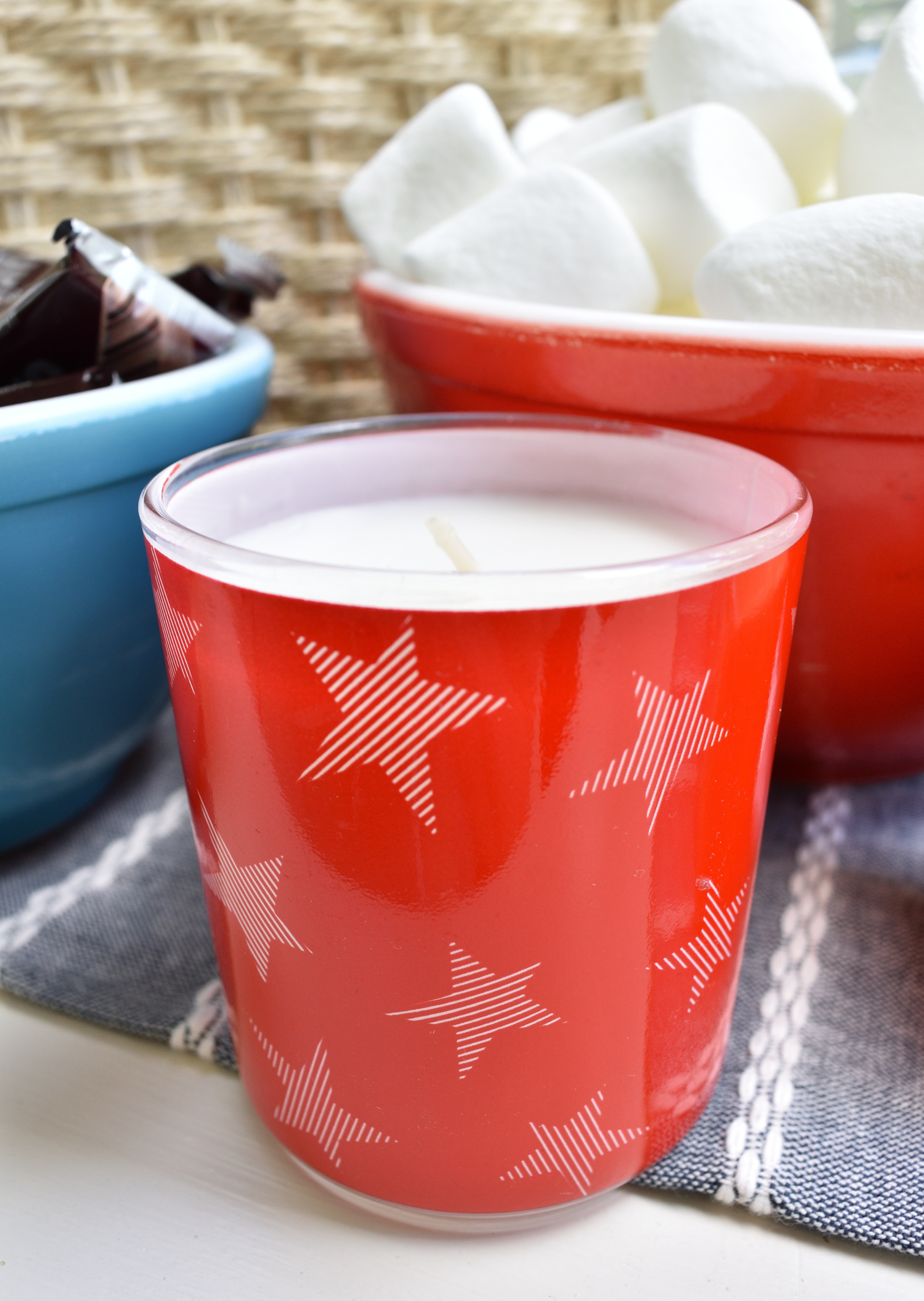 patriotic candle