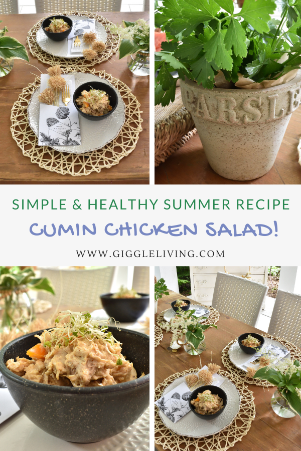 Healthy Cumin Chicken Salad recipe