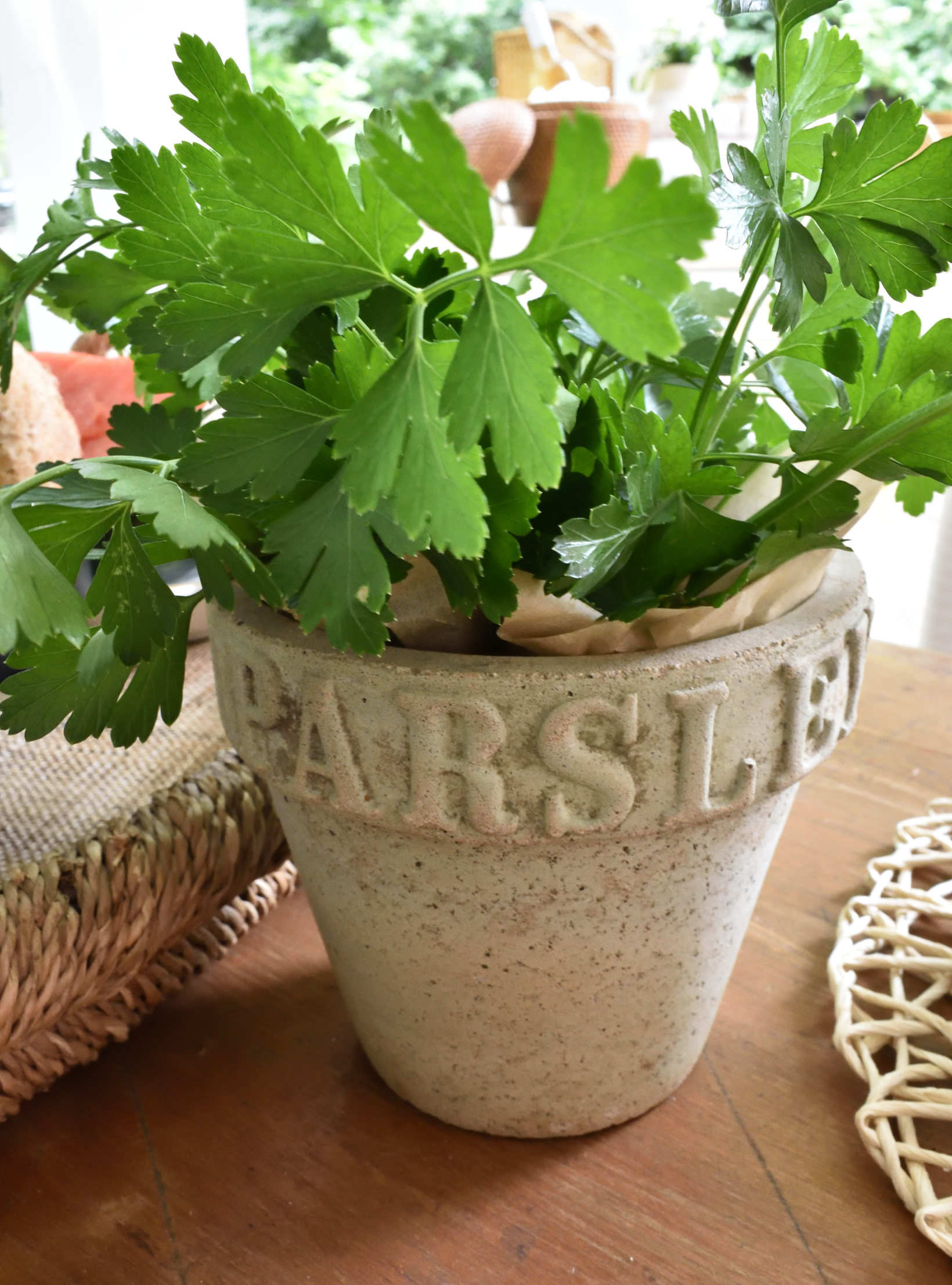 parsely for chicken salads