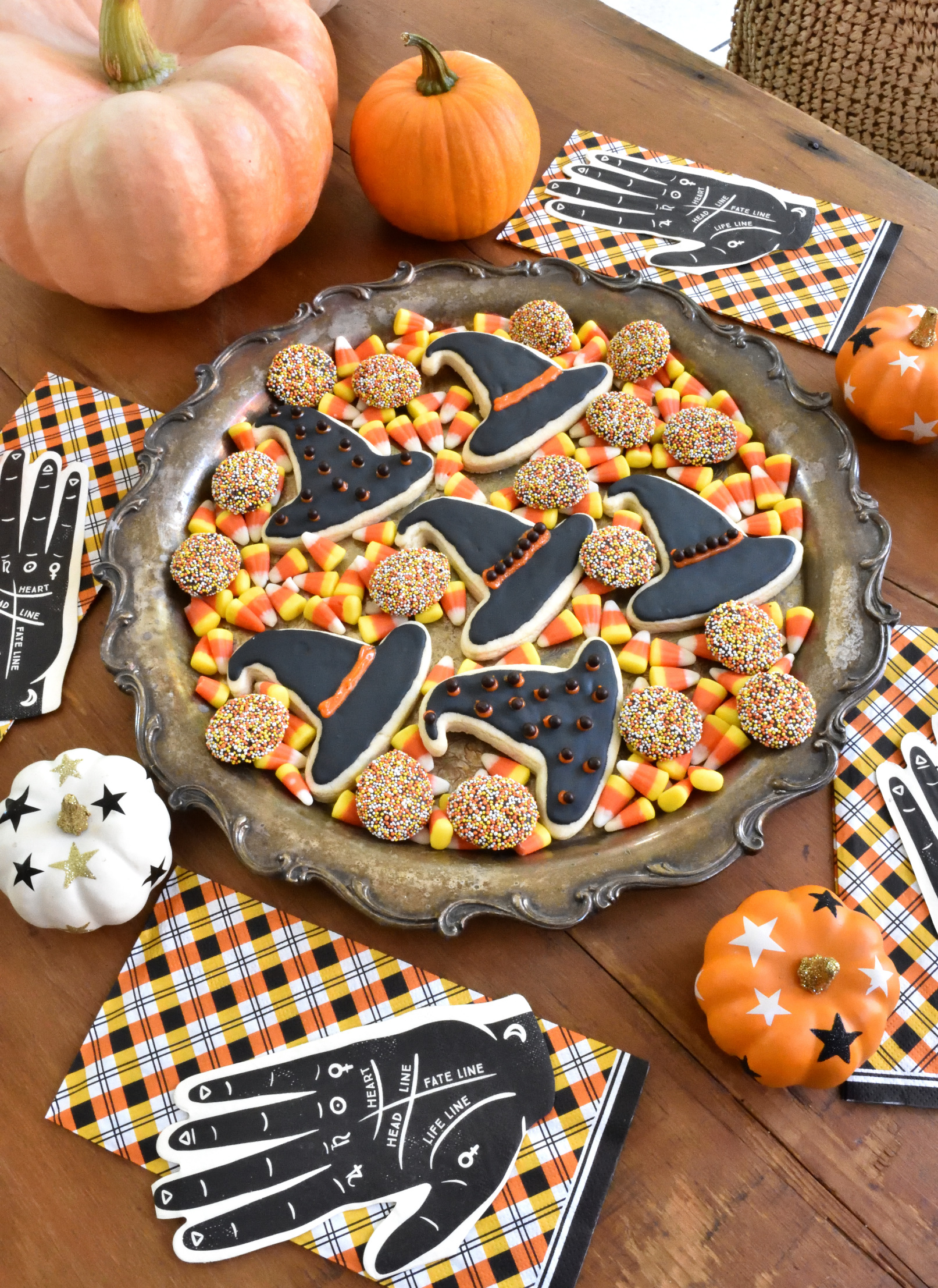 Halloween cookie platter